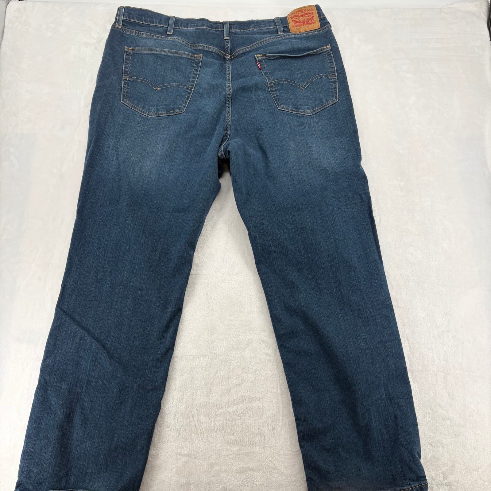 Levi's 559 Jeans Mens 42x32 Relaxed Straight Blue Denim Pants - Thumbnail 6