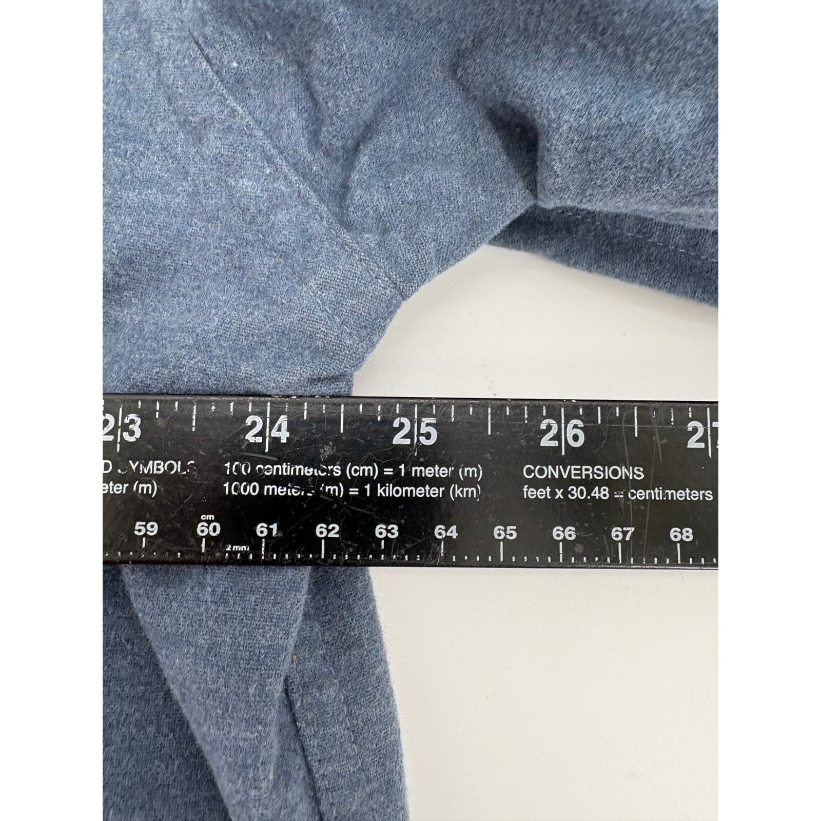 LL Bean Mens Tall XL Blue Flannel Shirt Button Down Long Sleeve Work 0MT04 - Thumbnail 7
