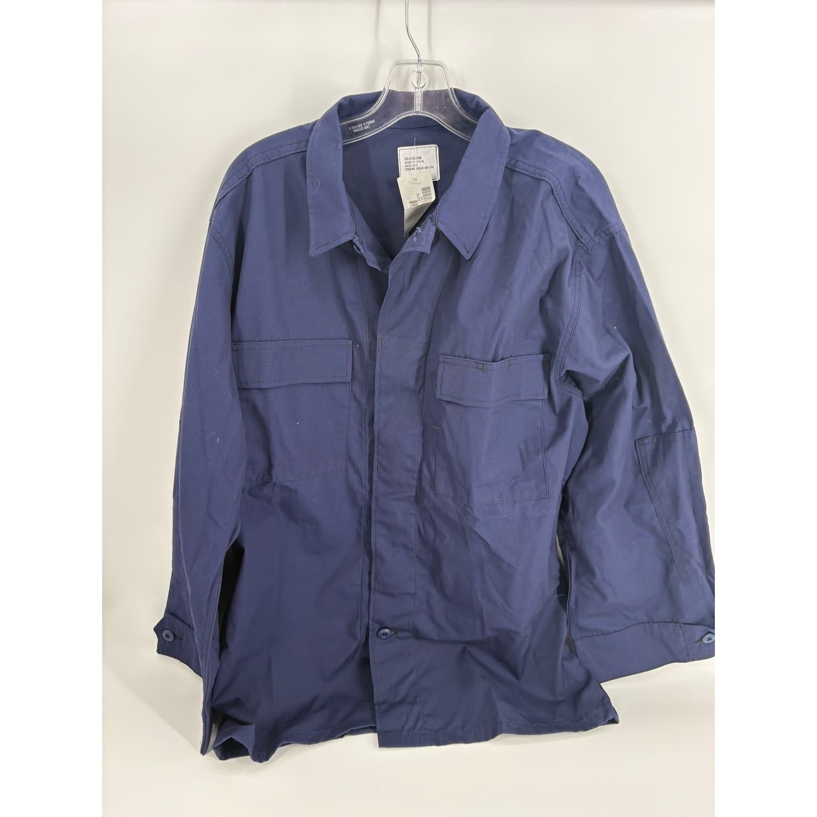 US Military Blue Navy Operation Dress Blouse Size 34 Shirt 8415-01-500-1341