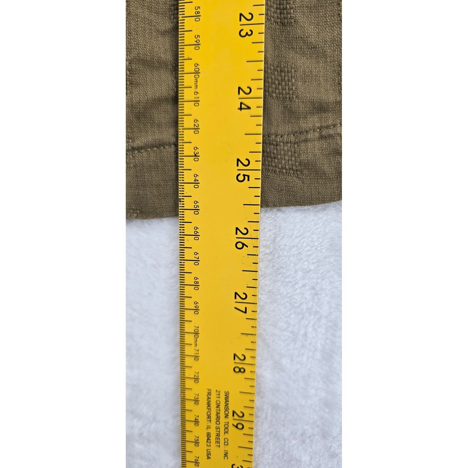 Mutual Weave Shirt Womens S Button Down Brown Short Sleeve Cotton Textured Camp - Thumbnail 5