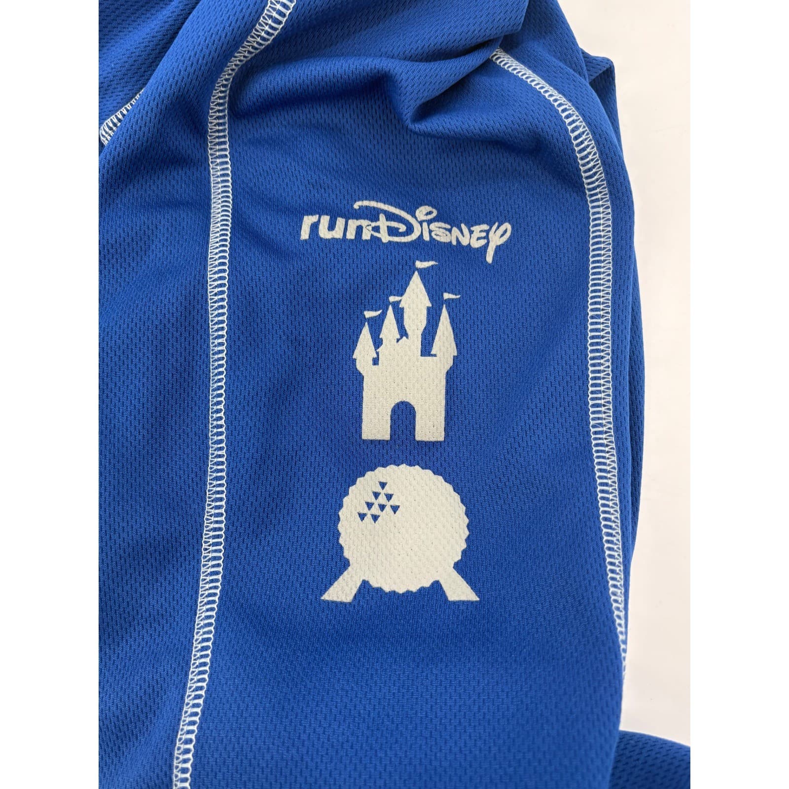 RunDisney 2012 Walt Disney World Half Marathon Donald Duck Shirt Large Blue - Thumbnail 4