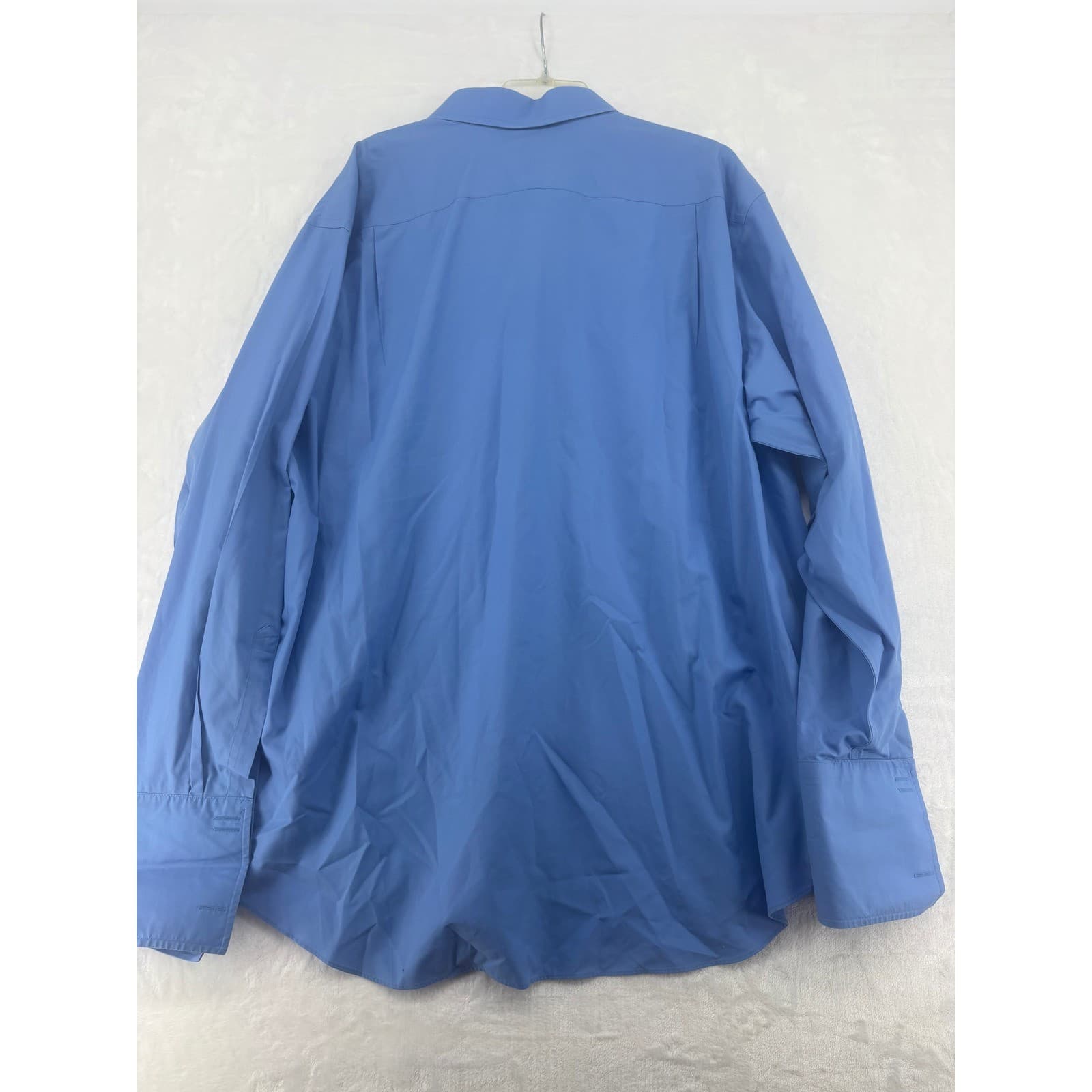 Charles Tyrwhitt Dress Shirt Mens 19/37 Dress Shirt Blue Non Iron Classic Fit - Thumbnail 6