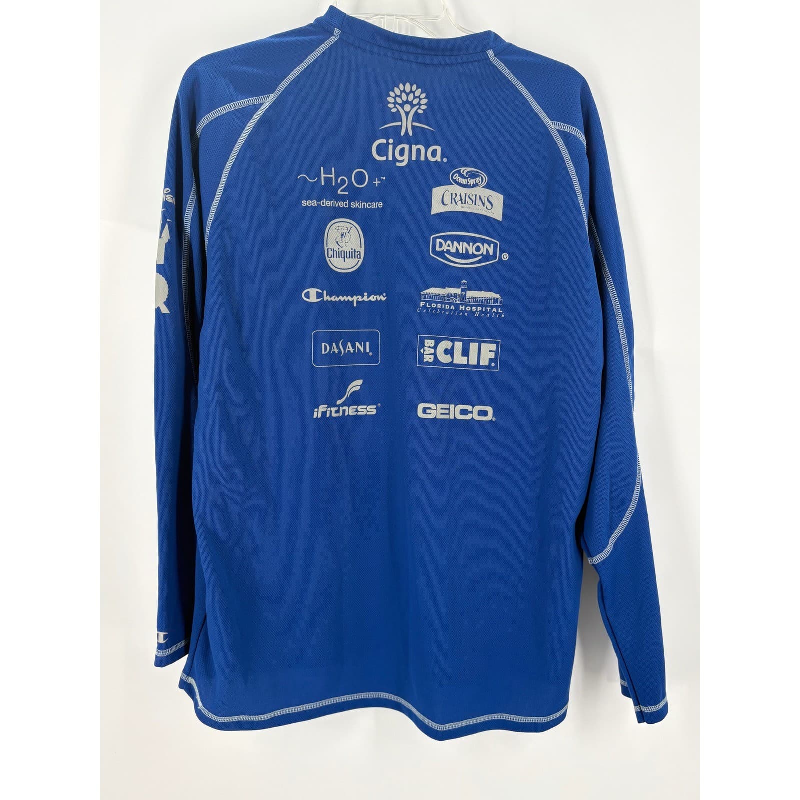 RunDisney 2012 Walt Disney World Half Marathon Donald Duck Shirt Large Blue - Thumbnail 3