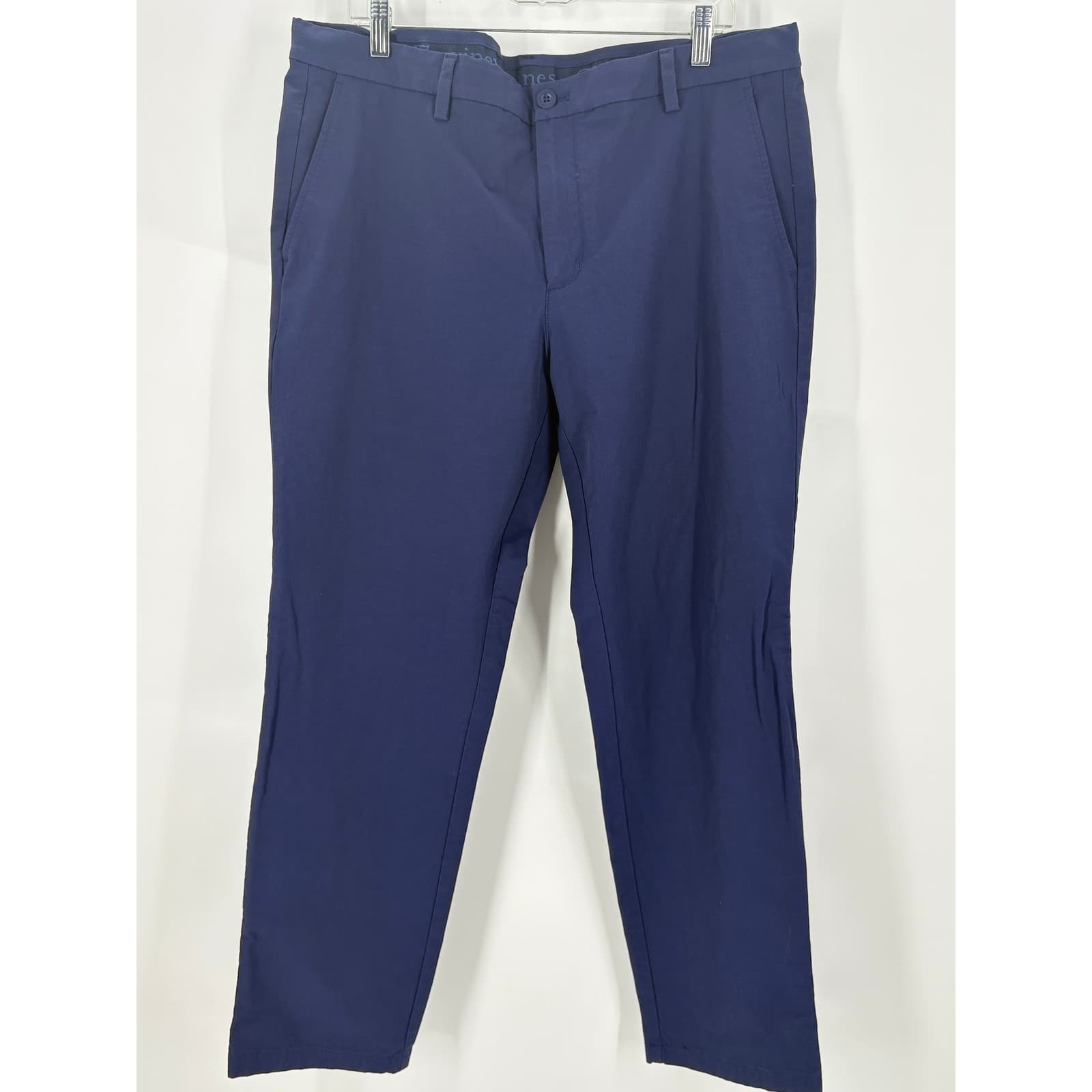 Vineyard Vines Performance Golf Pants Men 38x30 Navy Stretch Golf Casual - Thumbnail 6