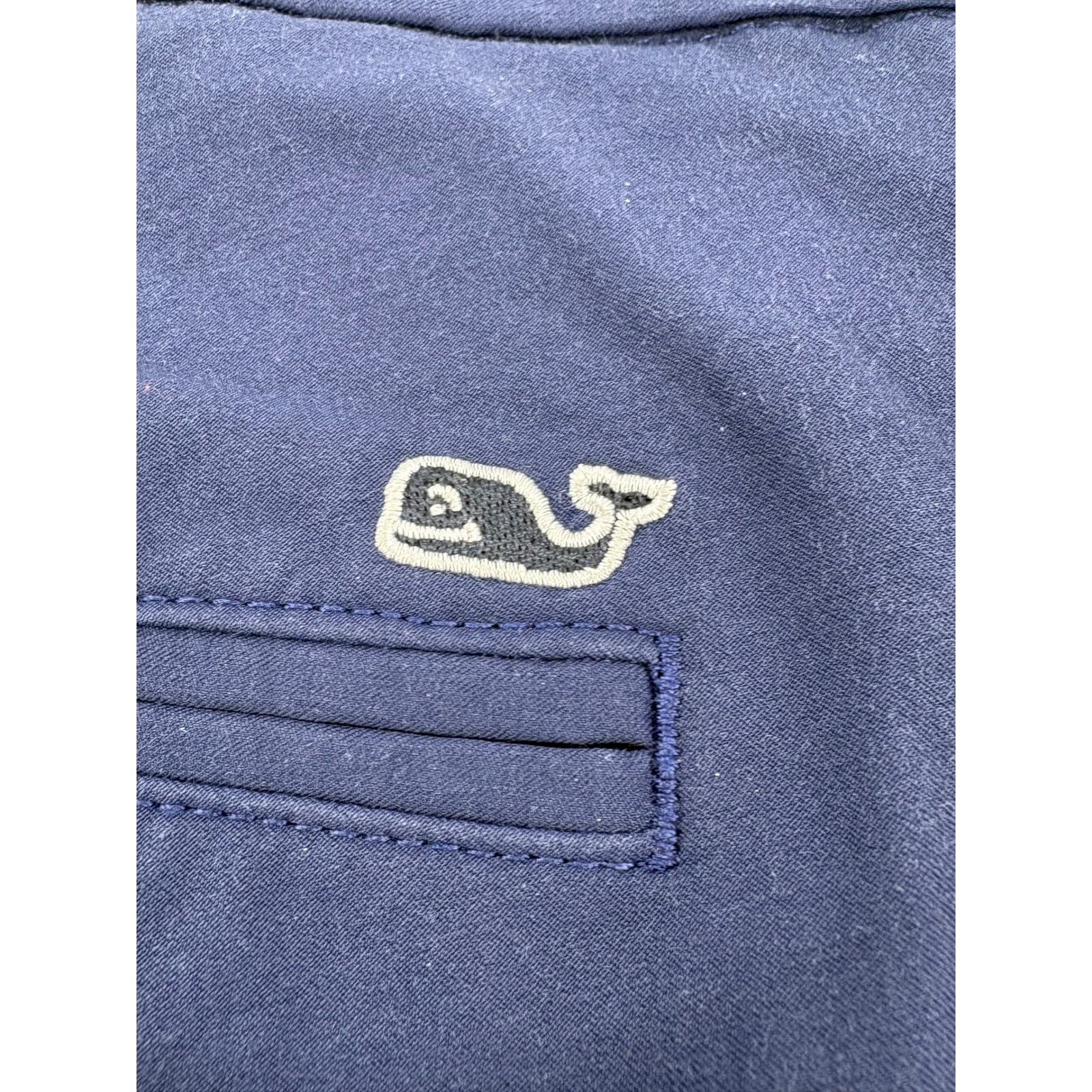 Vineyard Vines Performance Golf Pants Men 38x30 Navy Stretch Golf Casual - Thumbnail 8