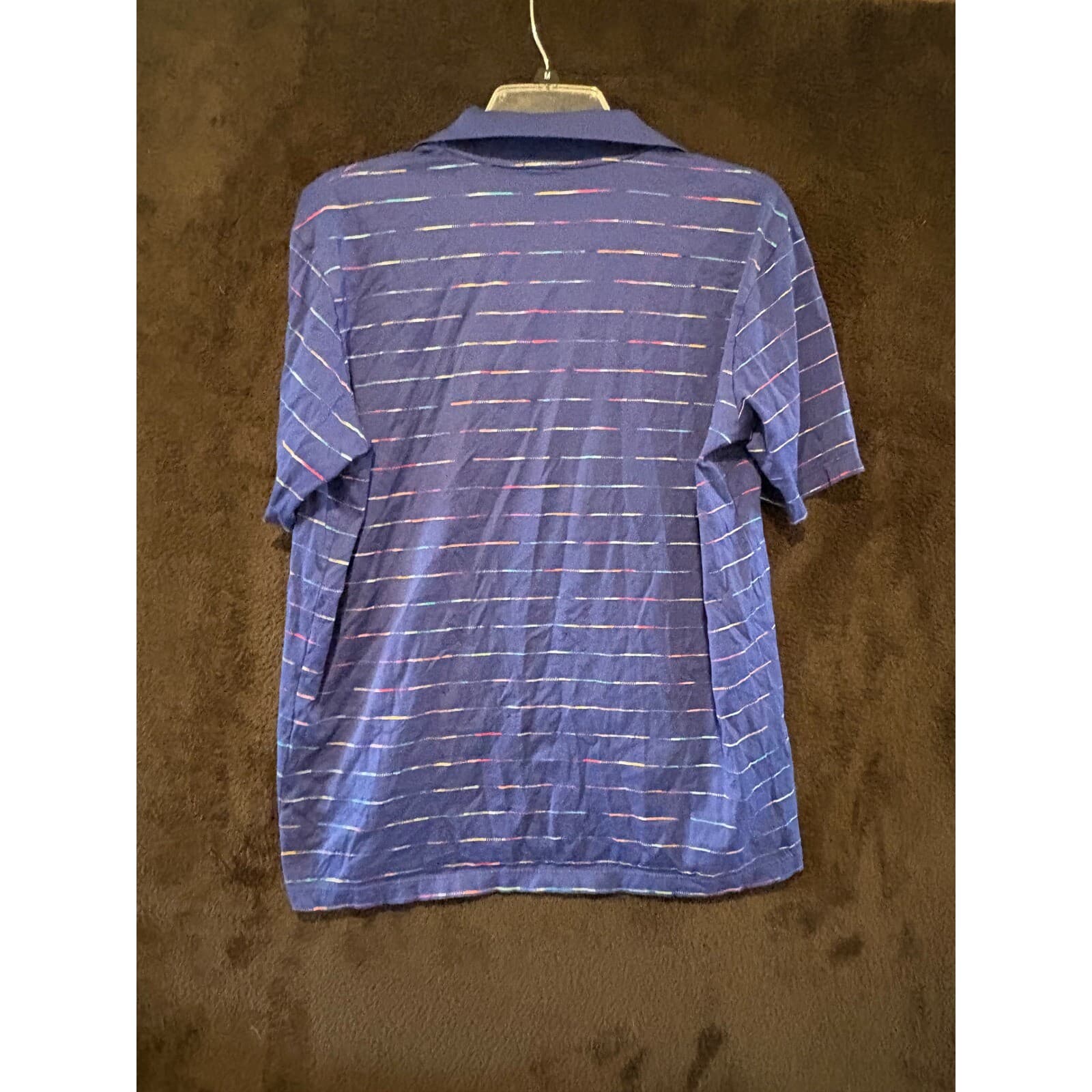 The Open Golf Polo Mens L XL 151st Royal Liverpool Striped Cotton Italy - Thumbnail 6