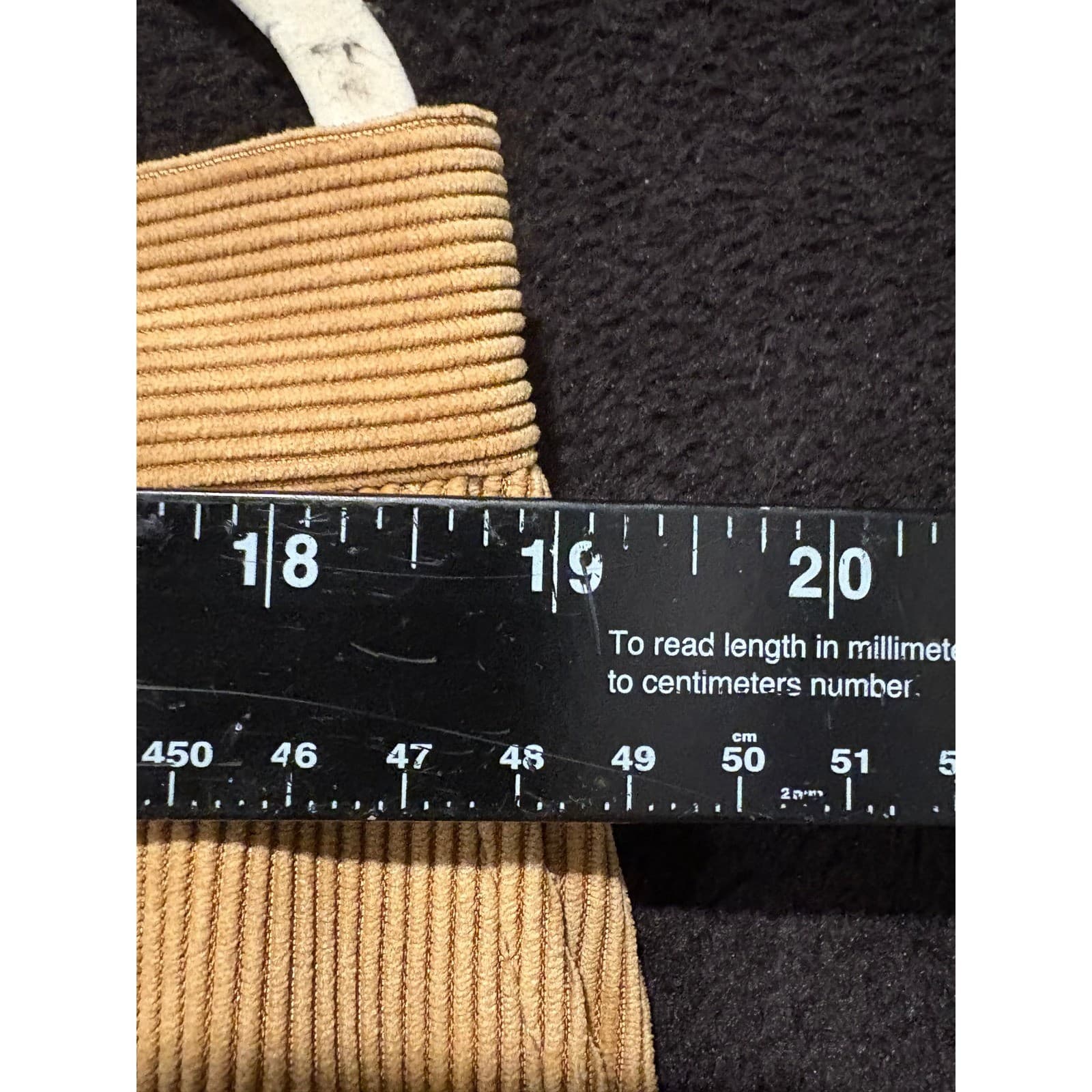 Peter Millar Corduroy Pants Nanotex Tan Casual Dress Trousers Mens Size 38 - Thumbnail 3