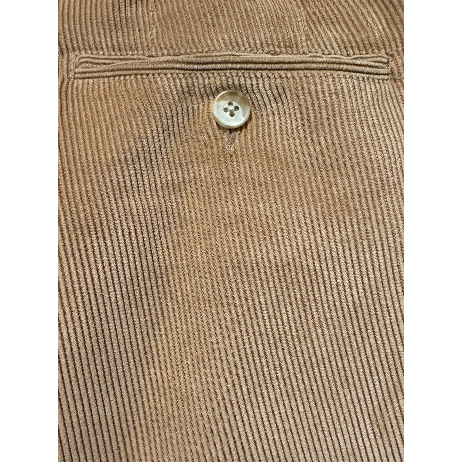 Peter Millar Corduroy Pants Nanotex Tan Casual Dress Trousers Mens Size 38 - Thumbnail 7