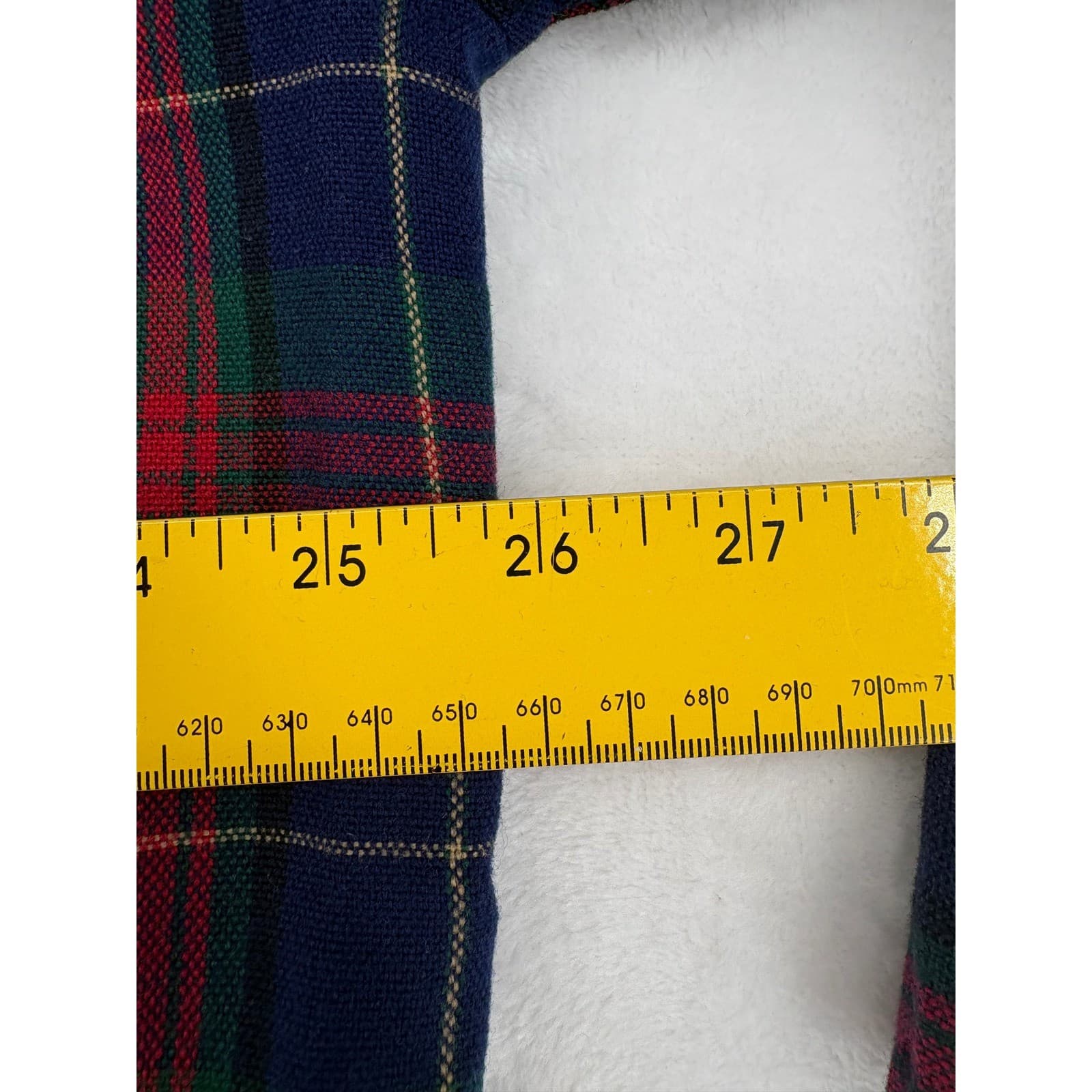 Ozark Trail Button Down Mens XL Shirt Blue Red Green Plaid Flannel Outdoor - Thumbnail 5