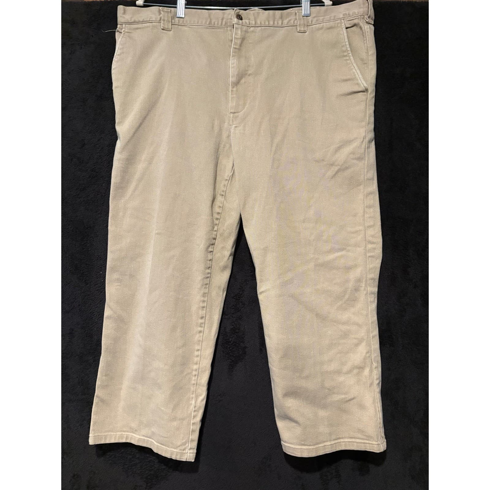 Orvis Khaki Pants Cotton Blend Casual Outdoor Cropped Size 44