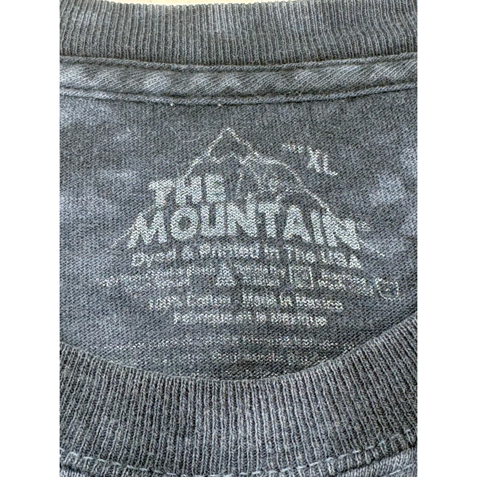 The Mountain T-Shirt Mens XL Short Sleeve Blue Anne Stokes Owl Pentagram Graphic - Thumbnail 4