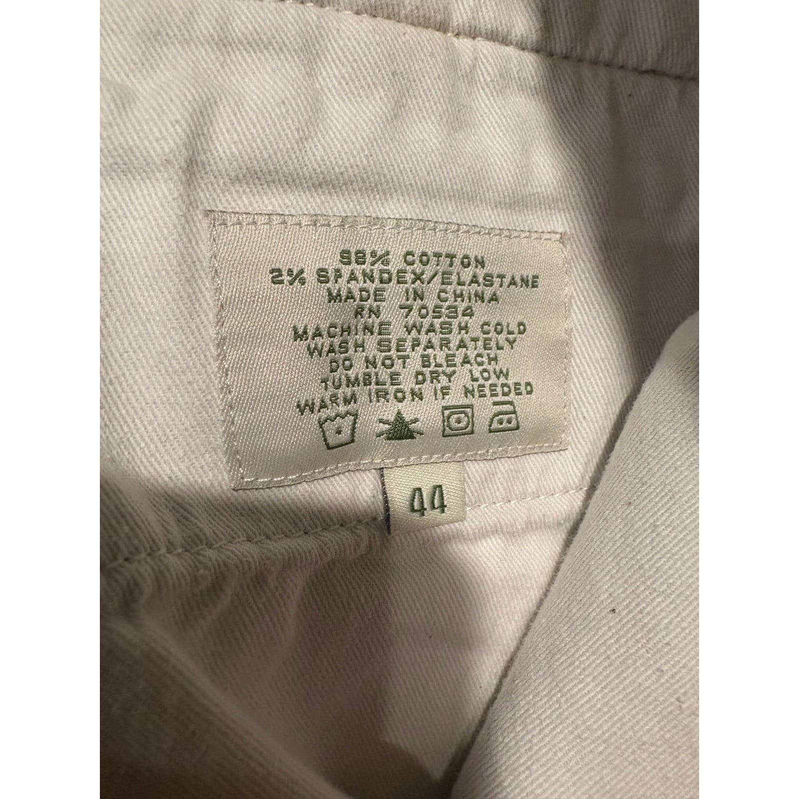 Orvis Khaki Pants Cotton Blend Casual Outdoor Cropped Size 44 - Thumbnail 5