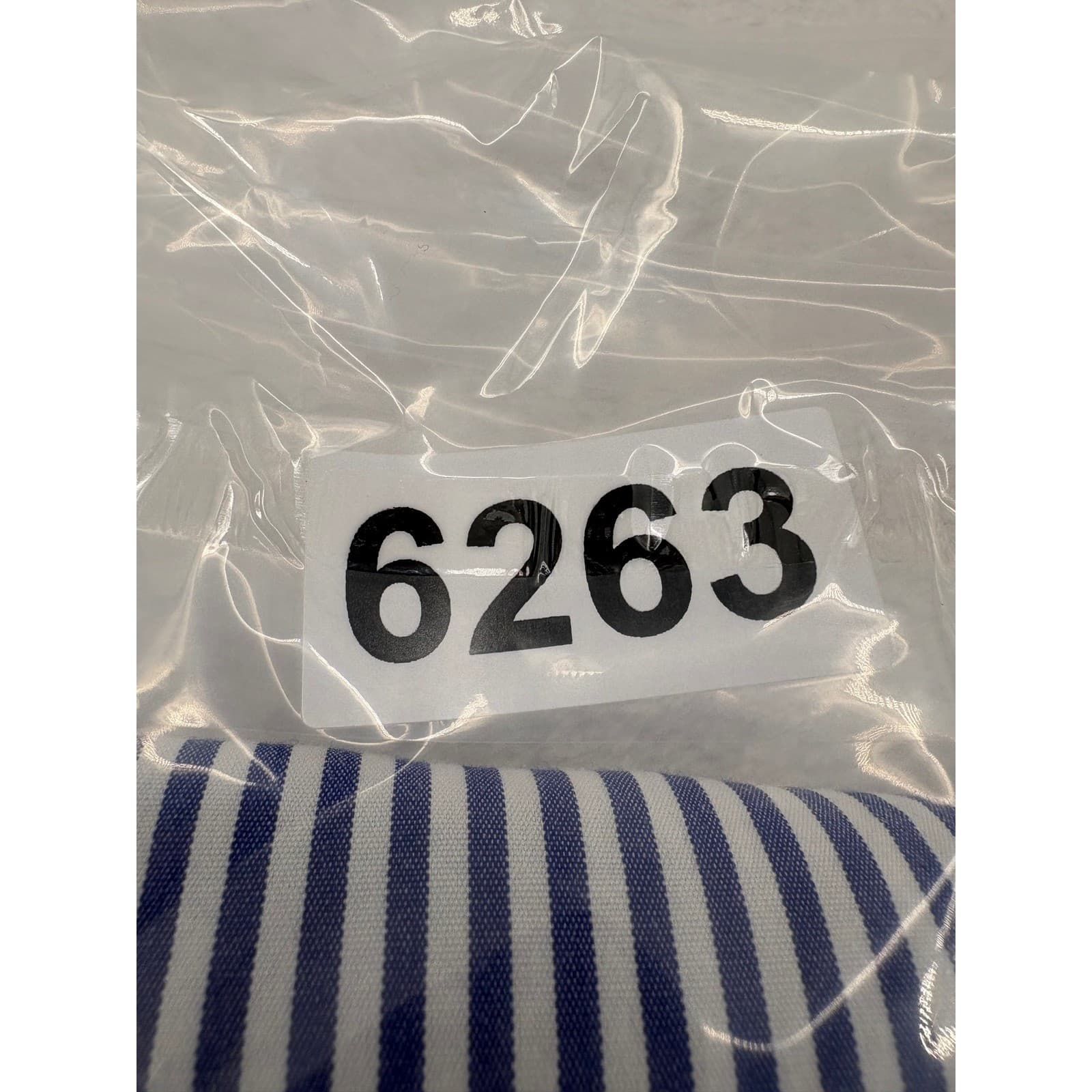 Brooks Brothers Button Down Mens 15-33 Shirt Blue White Striped Regent Fit - Thumbnail 8