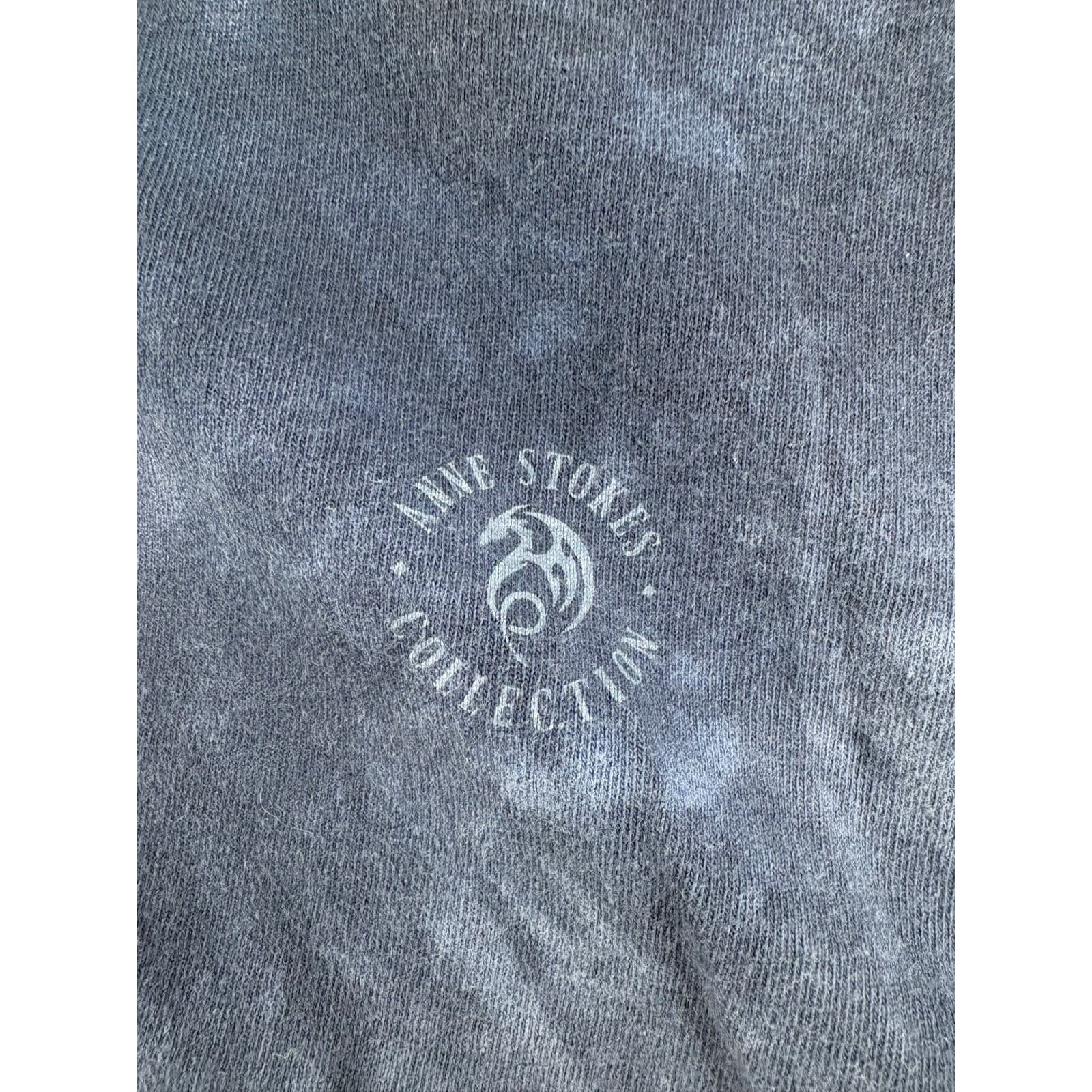 The Mountain T-Shirt Mens XL Short Sleeve Blue Anne Stokes Owl Pentagram Graphic - Thumbnail 2