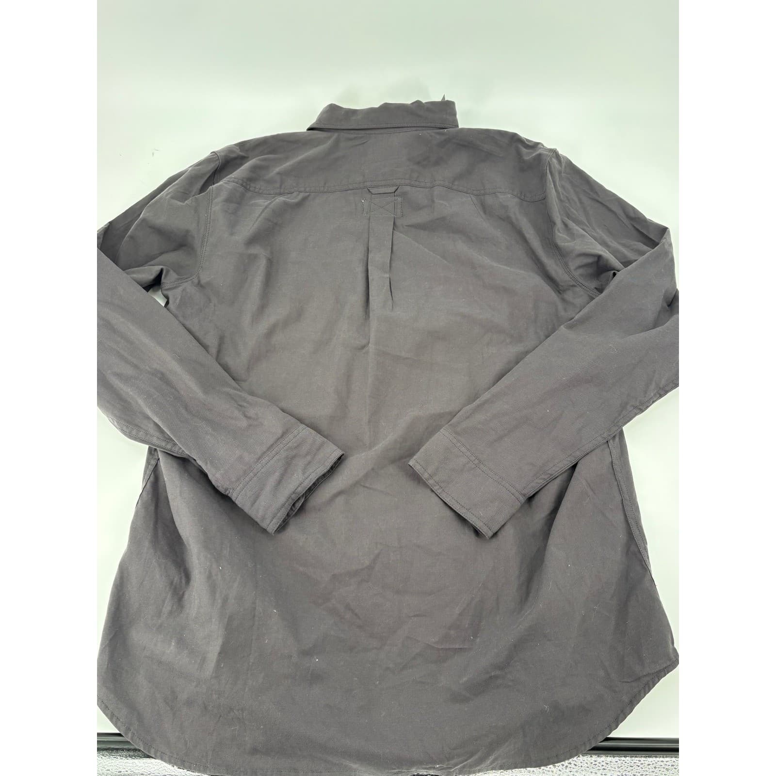 Timberland Earthkeepers Shirt Mens XL Button Down Dark Gray Organic Cotton NWT - Thumbnail 8