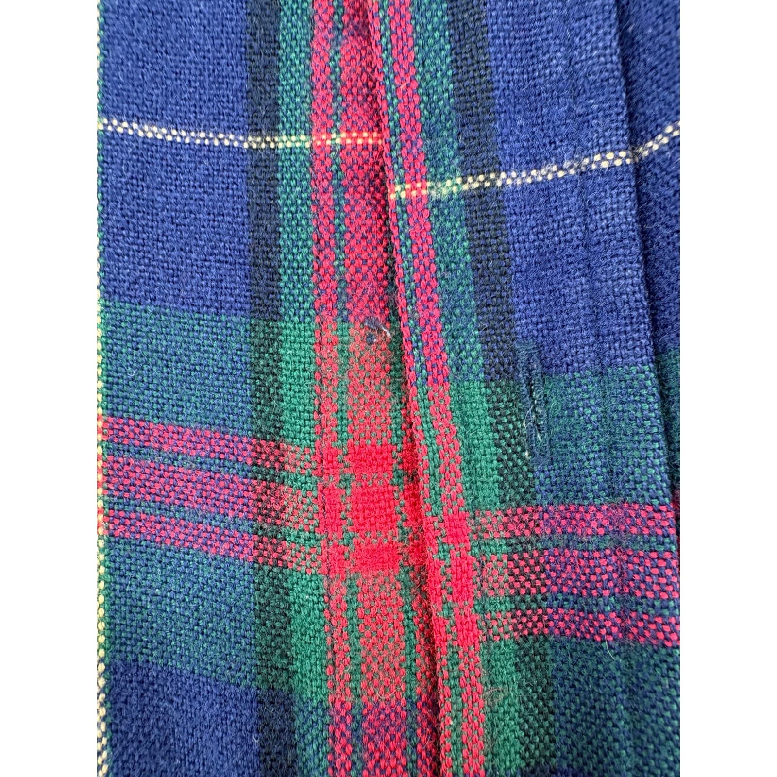 Ozark Trail Button Down Mens XL Shirt Blue Red Green Plaid Flannel Outdoor - Thumbnail 4