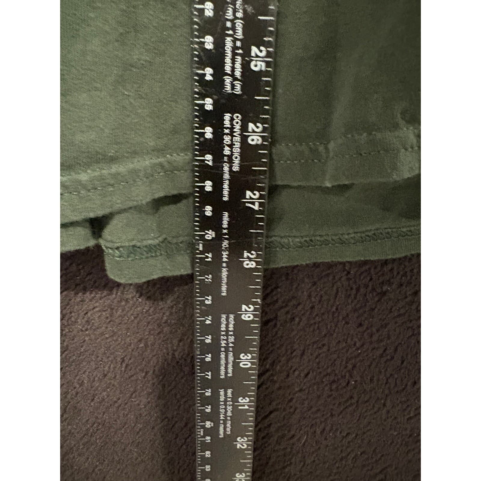 Southern T-Shirt Mens L XL Olive Green Long Sleeve Serves the South Graphic - Thumbnail 4