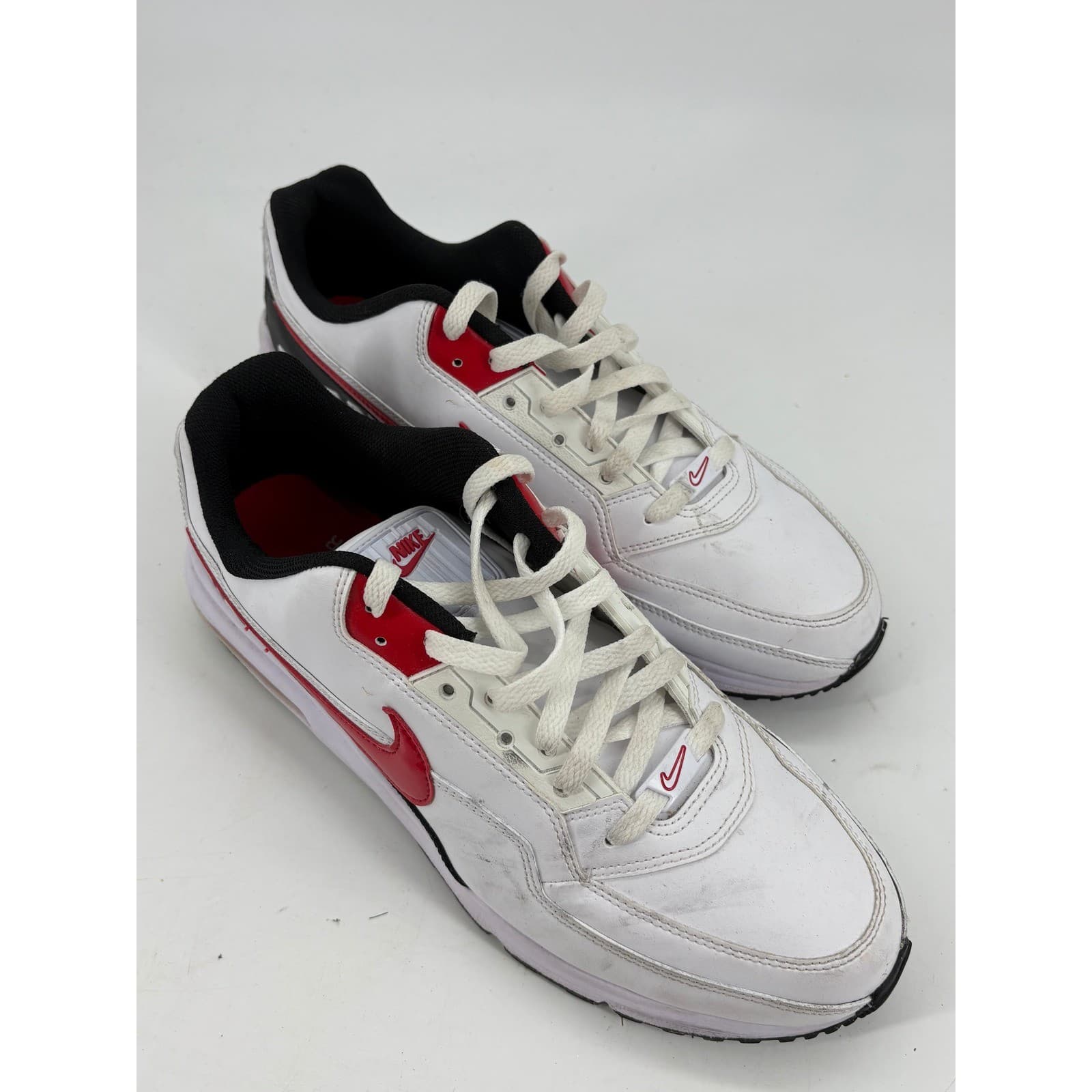 Nike Air Max LTD 3 Mens Size 12 Sneakers White University Red BV1171-100