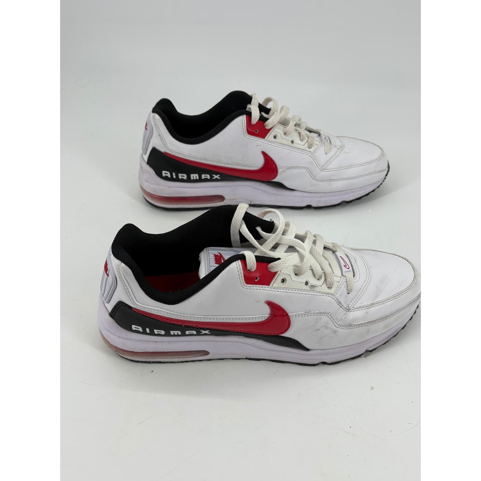 Nike Air Max LTD 3 Mens Size 12 Sneakers White University Red BV1171-100 - Thumbnail 2