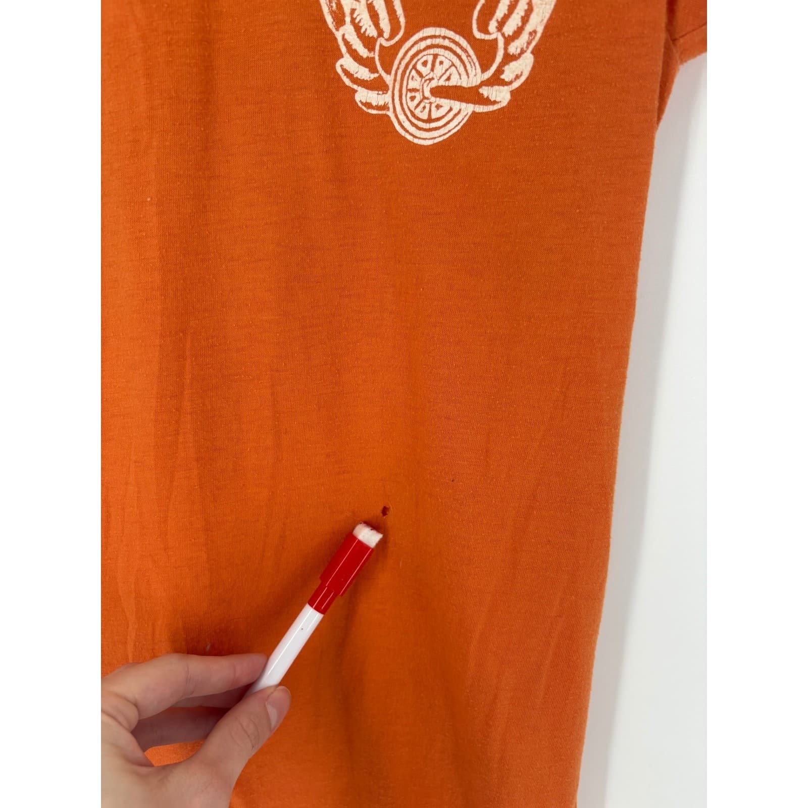 Vintage Other Brothers Myrtle Beach Summer 82 Tavern T Shirt Orange Graphic Tee - Thumbnail 6