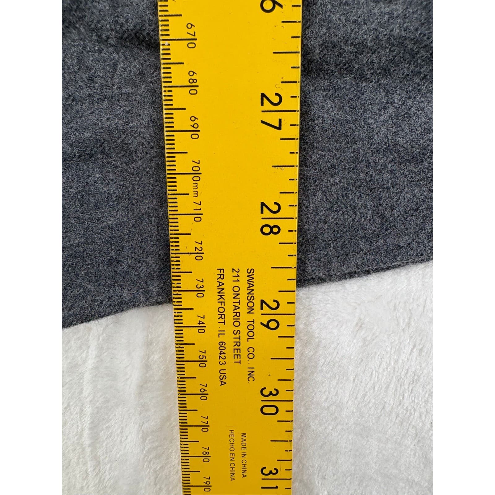 UNTUCKit Flannel Mens XL Button Down Shirt Grey Cotton Long Sleeve Casual 6271 - Thumbnail 4