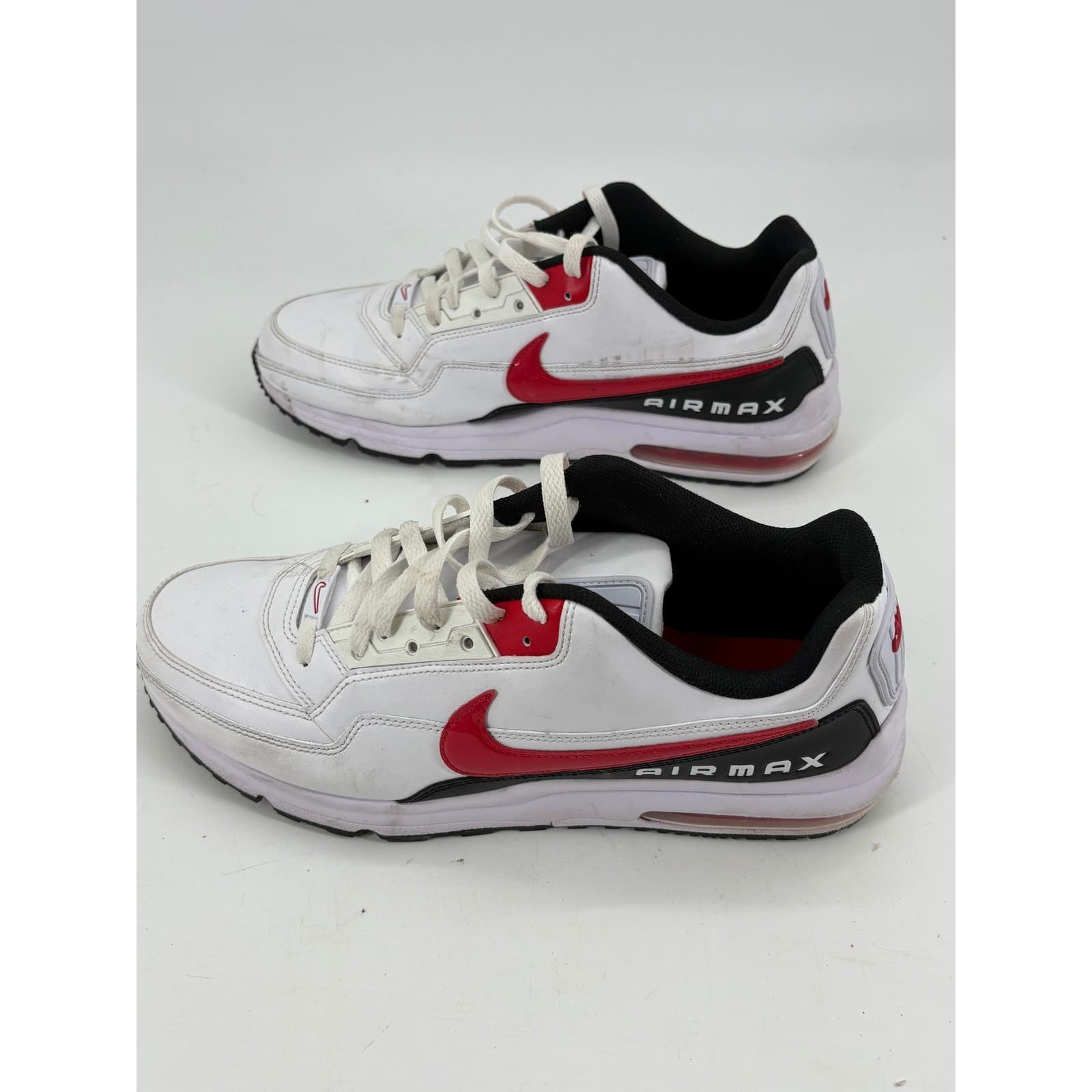 Nike Air Max LTD 3 Mens Size 12 Sneakers White University Red BV1171-100 - Thumbnail 3