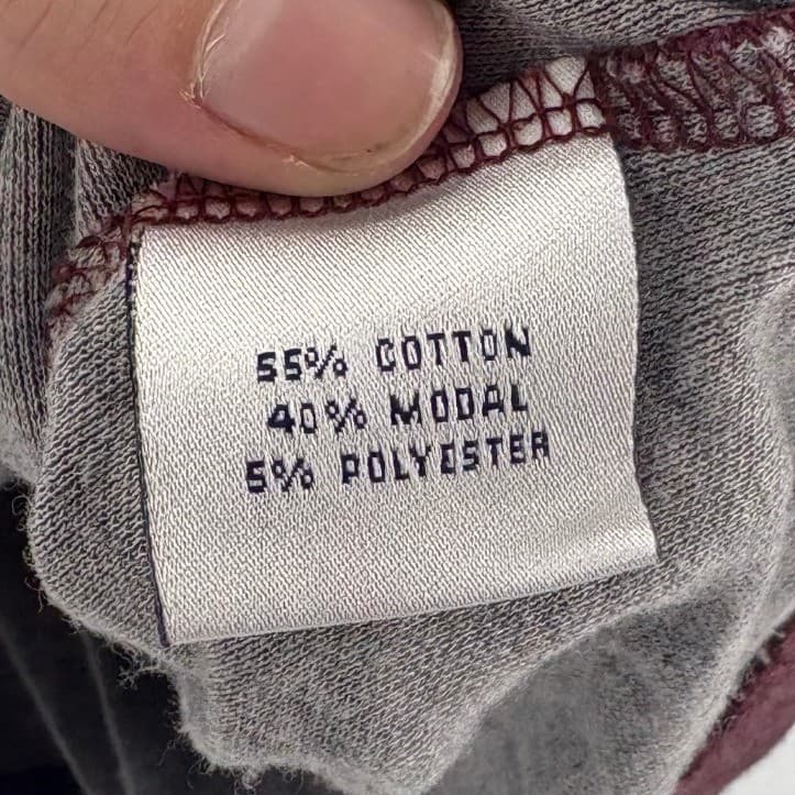 Peter Millar Mens Burgundy Quarter Zip Pullover Sweatshirt Size XXL Cotton Blend - Thumbnail 3