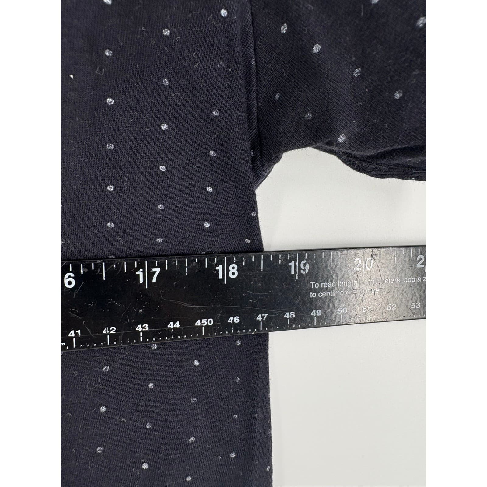 Denim & Flower Ricky Singh Black Dotted V Neck T Shirt Mens Size M - Thumbnail 6