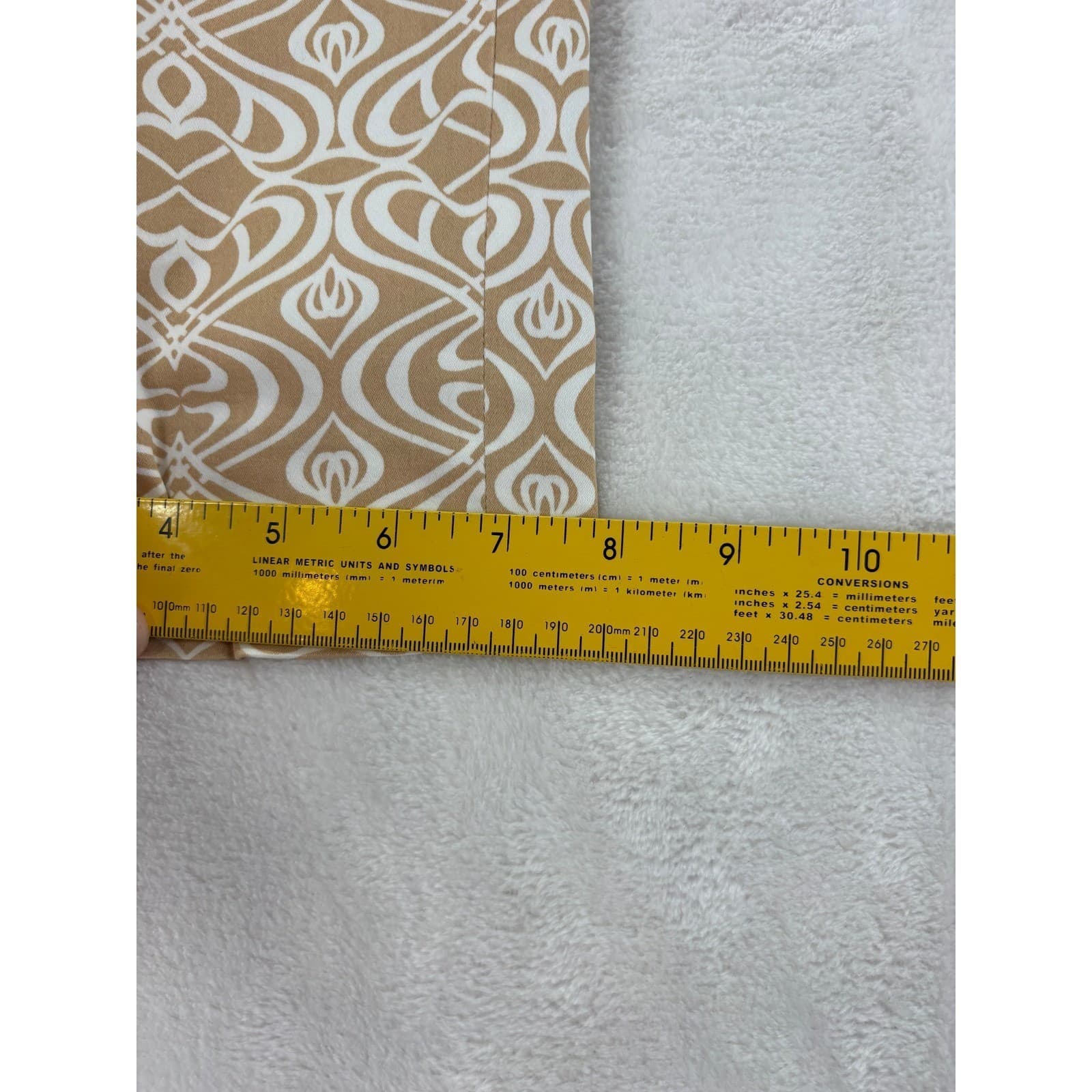 Jones New York Signature Pant Set Womens 12 2pc Tan Embellished Top Pants - Thumbnail 11