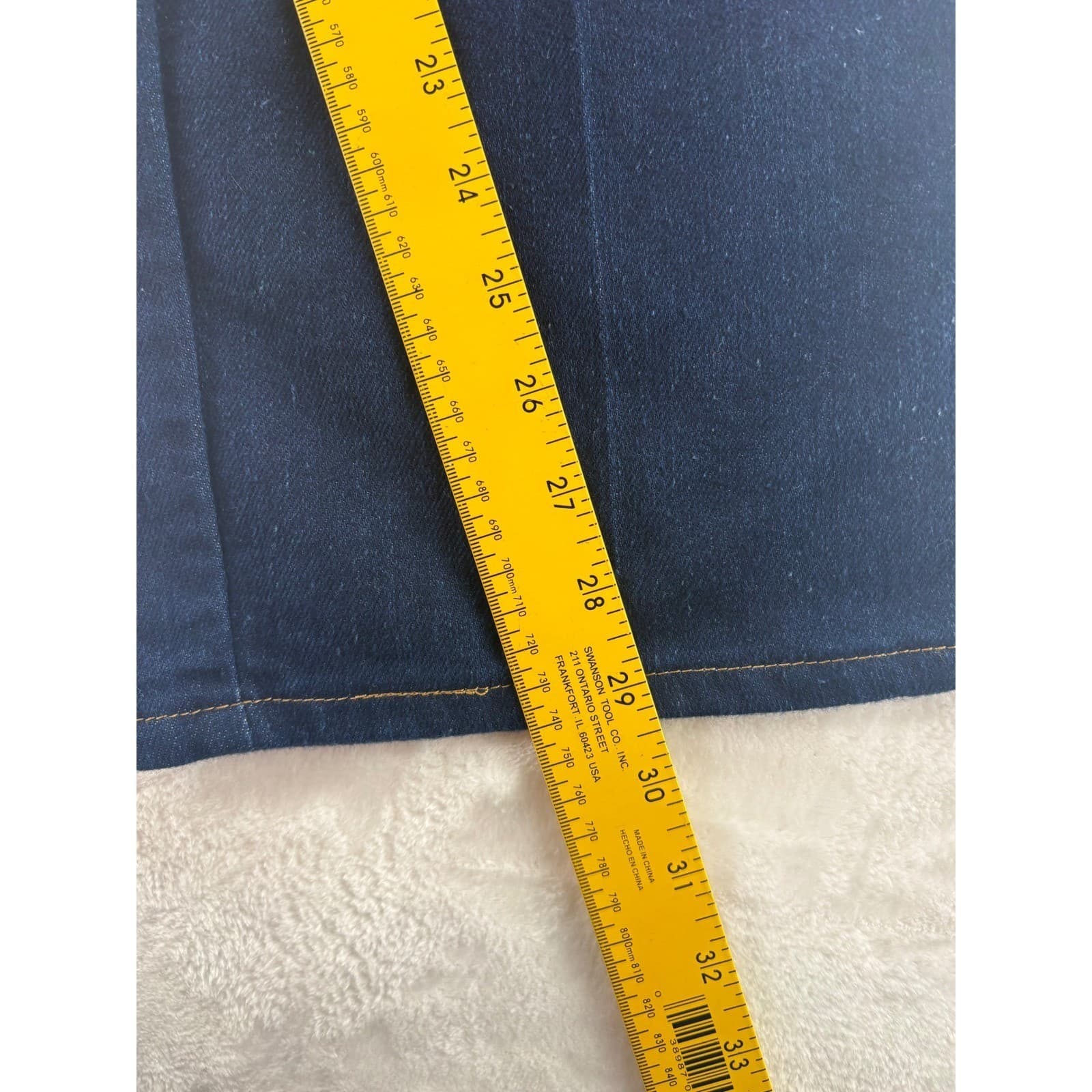 Wrangler Jeans Womens 36x29 Straight Leg Dark Wash Blue Denim 85498PS Vintage - Thumbnail 5