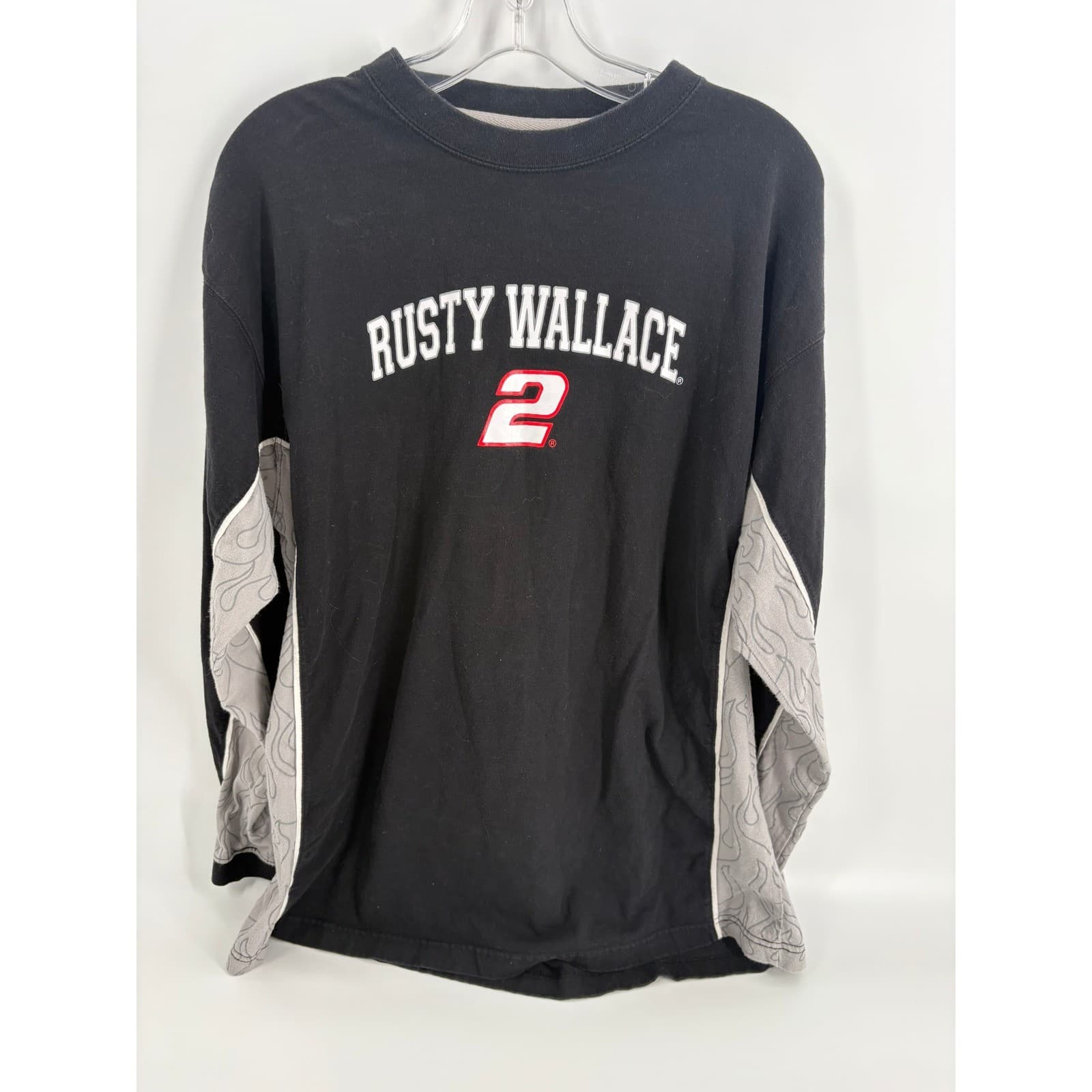 Rusty Wallace #2 NASCAR Racing Miller Lite Crewneck Sweatshirt - Mens L