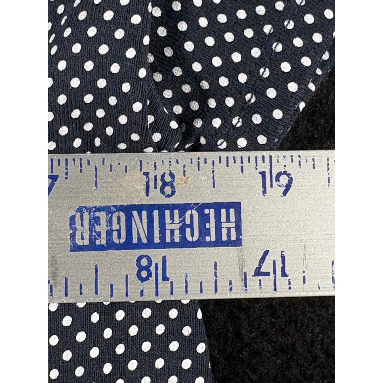 Tommy Hilfiger Women's XL Polka Dot V Neck Short Sleeve T-Shirt - Thumbnail 5