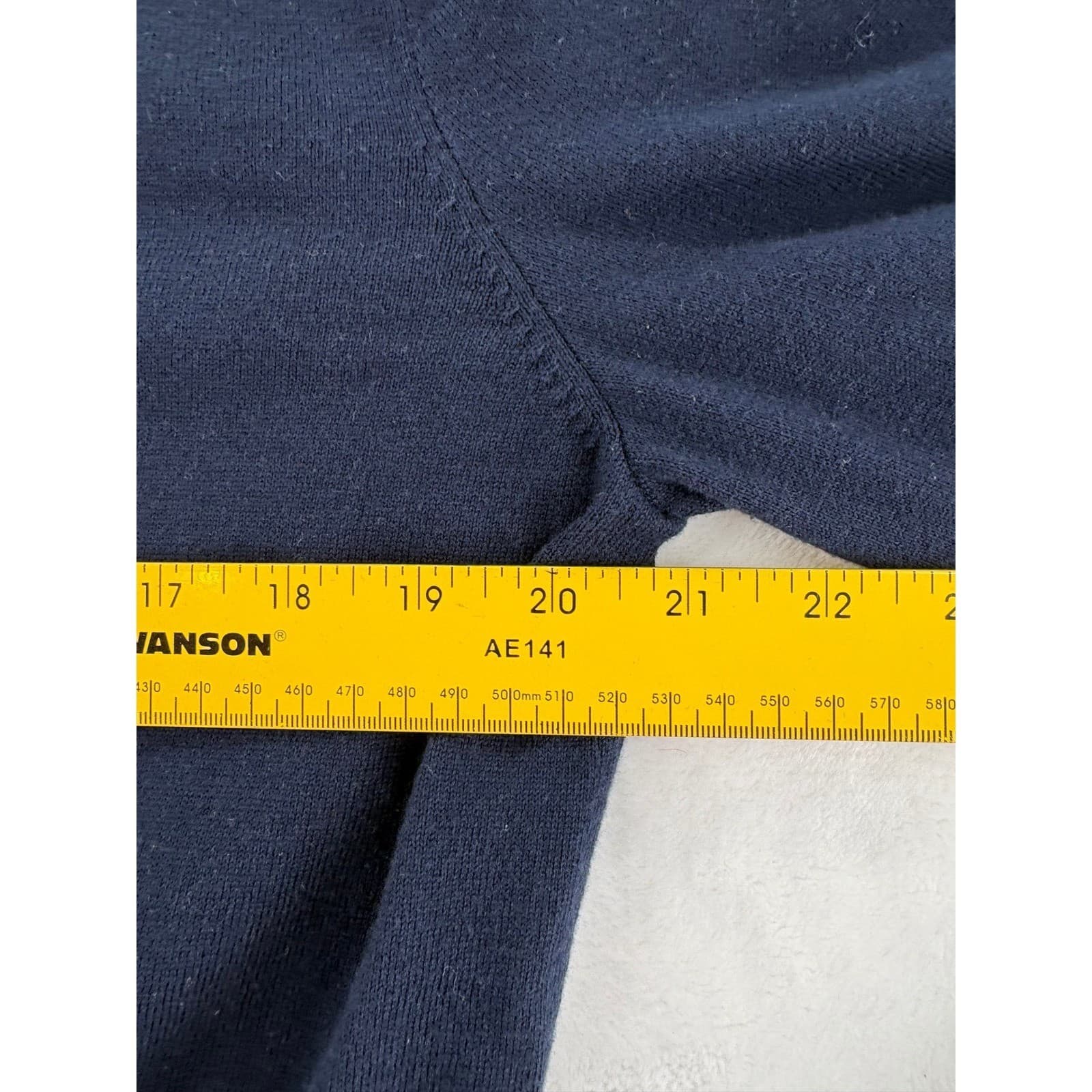 Polo Ralph Lauren Sweater Womens M Full Zip Cardigan Navy Blue Cotton Logo - Thumbnail 4