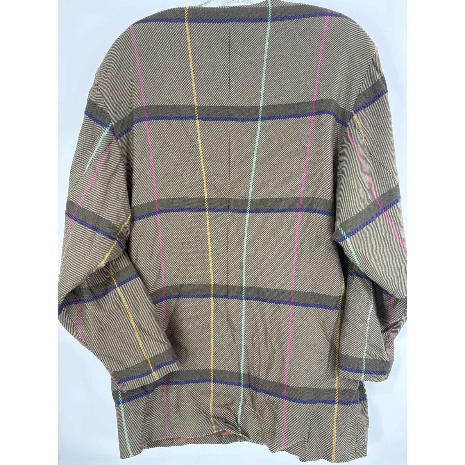 Colours by Alexander Julian Men's Vintage Plaid Blazer Jacket - Thumbnail 2