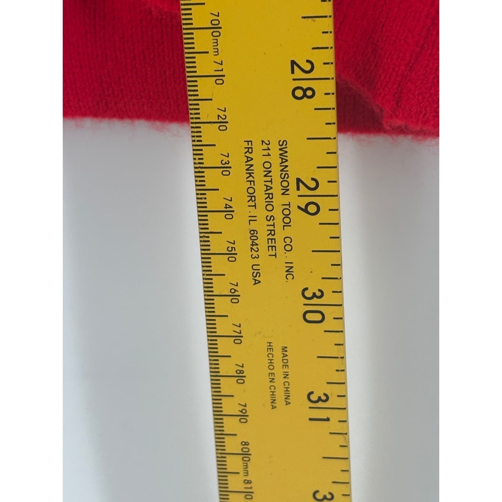 Pickering Sweater Vest Womens L Sweater Vest Red Gator Hole V-Neck Acrylic - Thumbnail 6