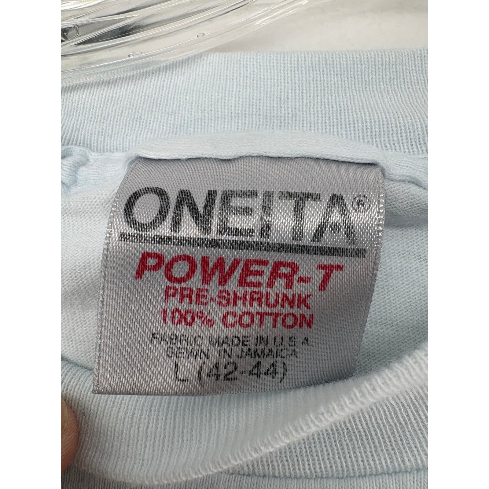 Oneita T Shirt Women L Shirt Blue Vintage 1996 Atlanta Olympics Savannah Sailing - Thumbnail 2