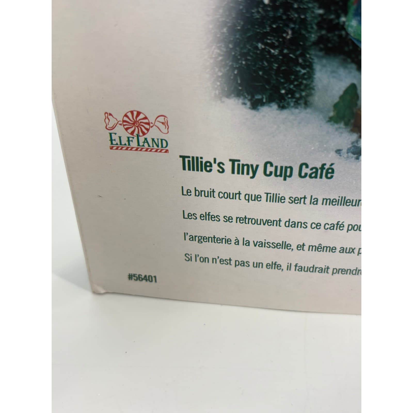 Department 56 Tillie's Tiny Cup Cafe North Pole Elf Land 56401 Christmas Village - Thumbnail 2
