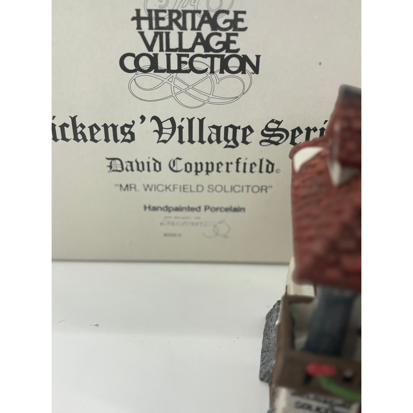 Department 56 Dickens Village Mr Wickfield Solicitor Porcelain House 5930-5 - Thumbnail 2