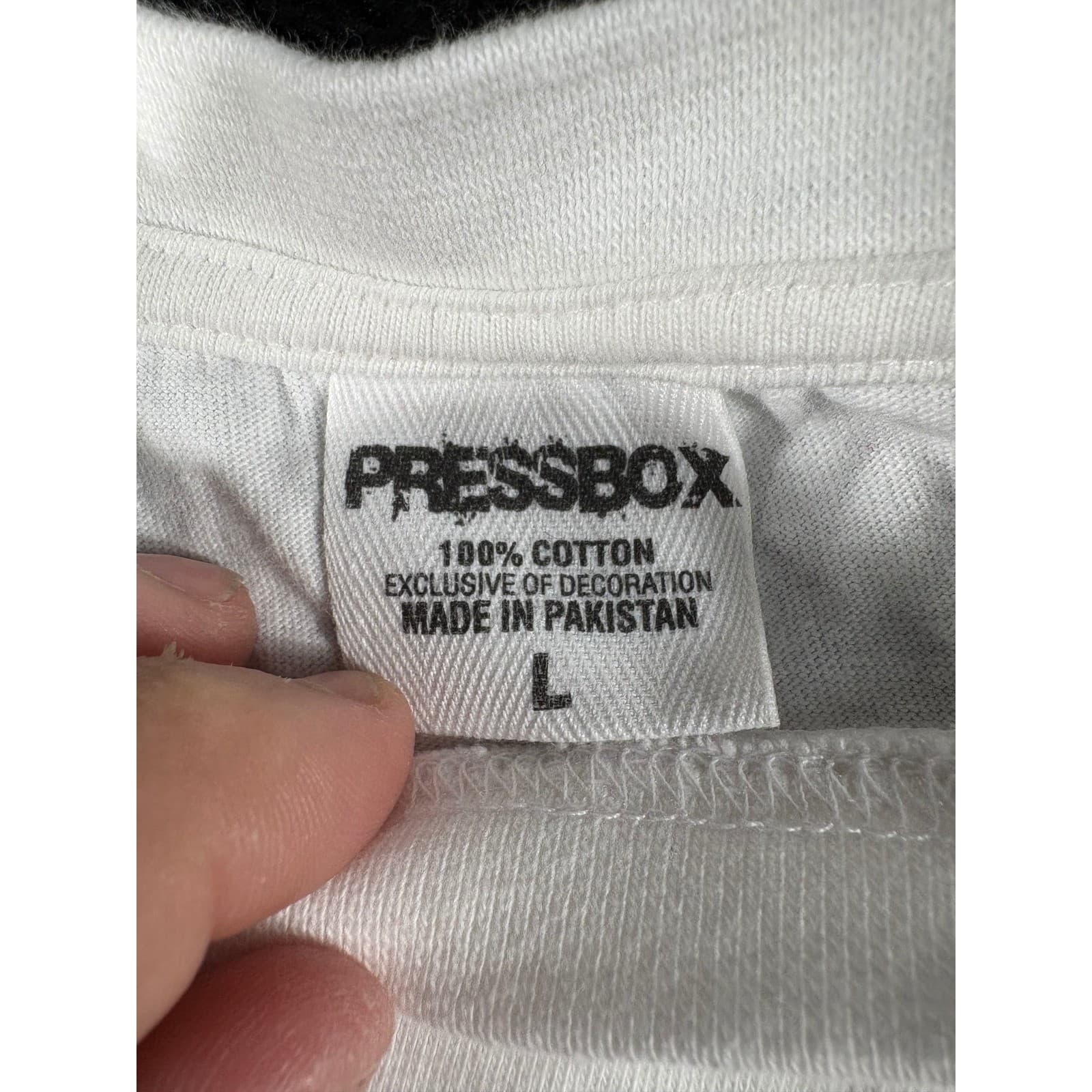 Pressbox Carolina Long Sleeve T-Shirt Top Fair Isle Pattern L - Thumbnail 2