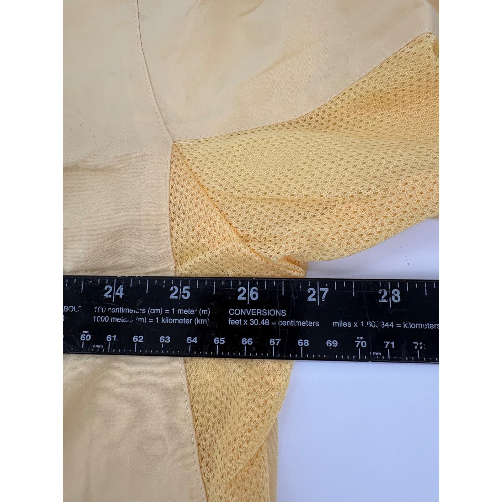 Solumbra Men's Classic Button Up Shirt Yellow XL Long Sleeve Sun Protective - Thumbnail 4