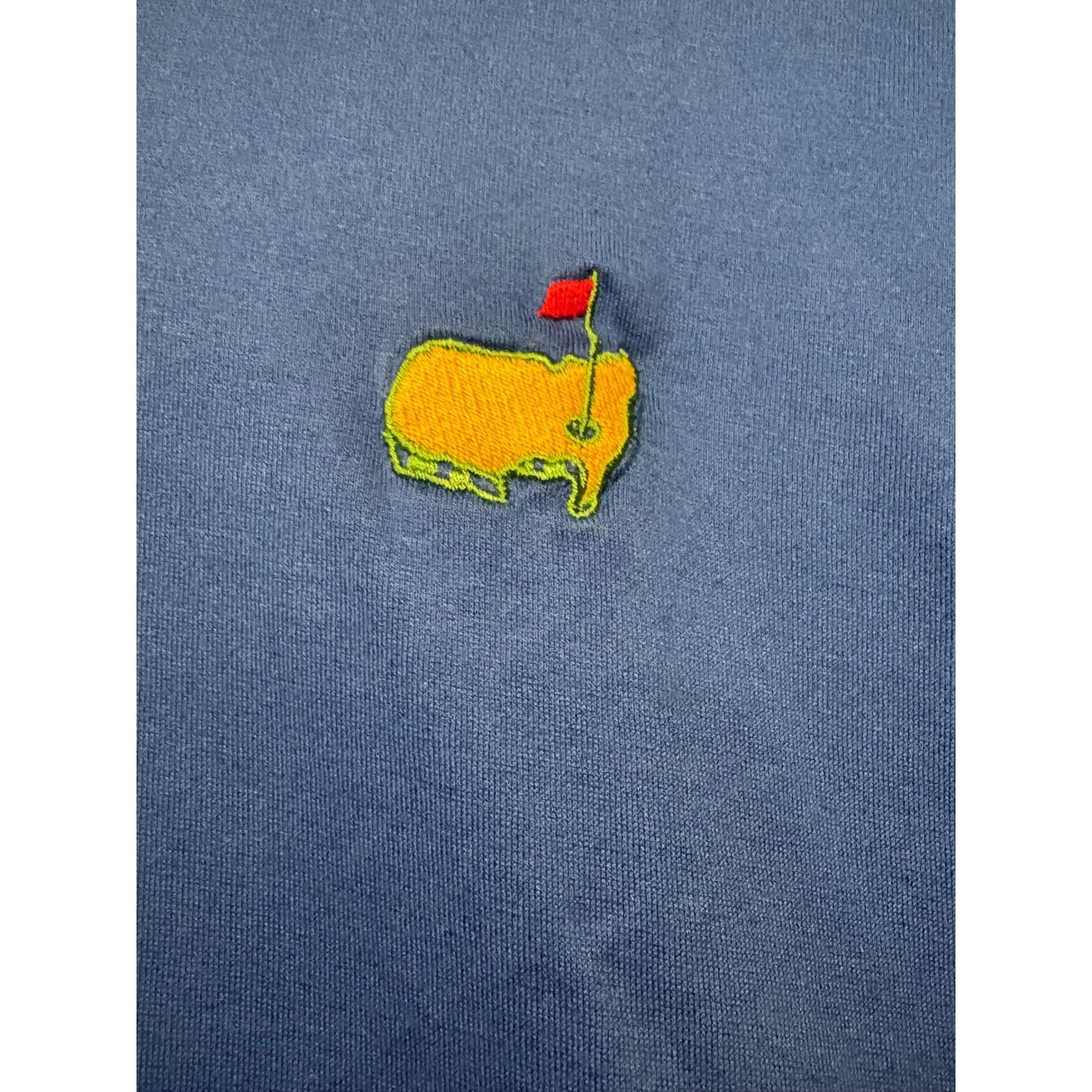 Slazenger Masters Golf Polo Shirt Augusta National Golf Shop Blue XL - Thumbnail 4