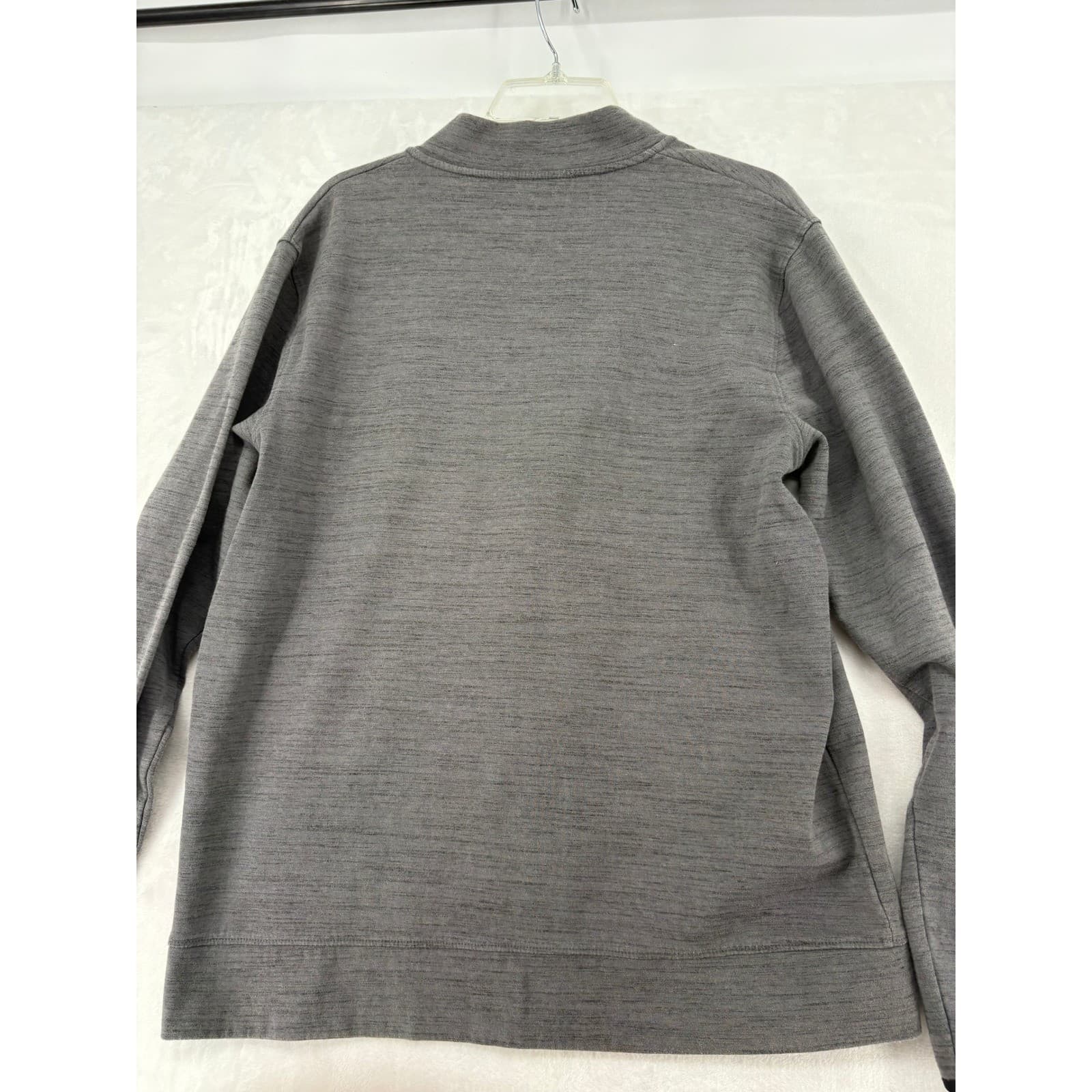 Old Navy Jacket Womens Large Full Zip Gray Go-Dry Active Space Dye Athletic L - Thumbnail 6