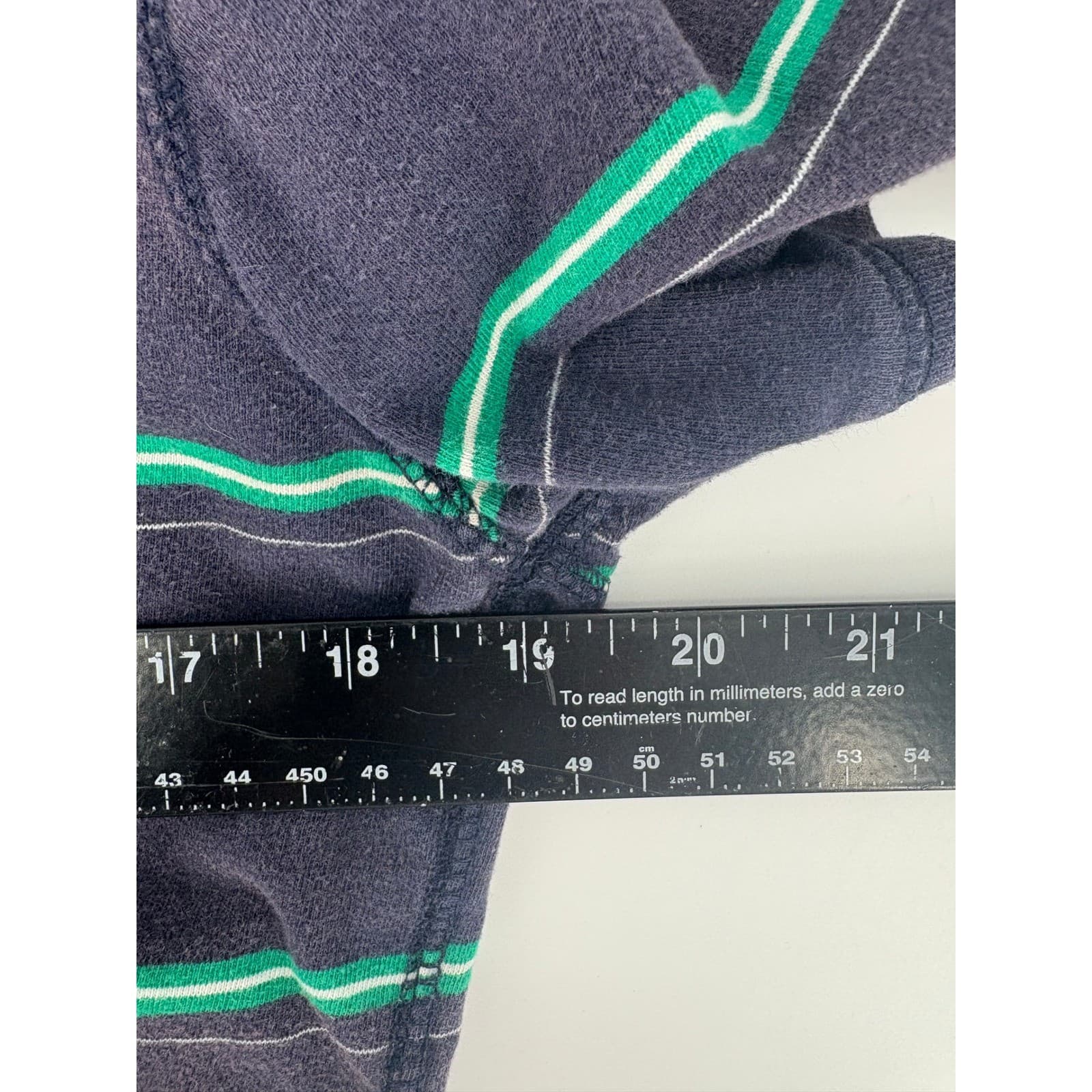 Canyon River Blues Striped Short Sleeve Polo Shirt Women's Small Green Blue - Thumbnail 4