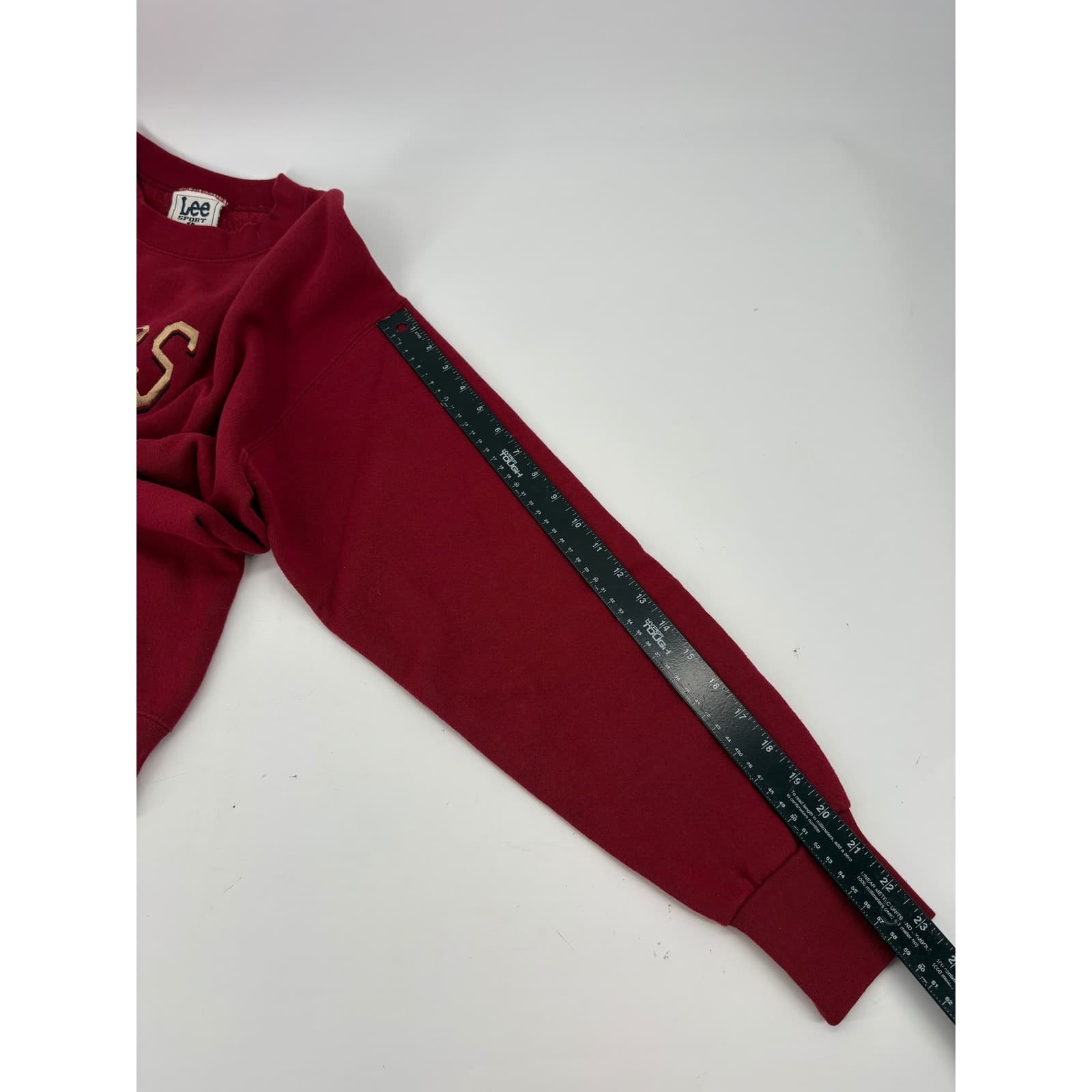 Lee Sport Sweatshirt Mens Large SF 49ers Red Vintage NFL San Francisco Crewneck - Thumbnail 7
