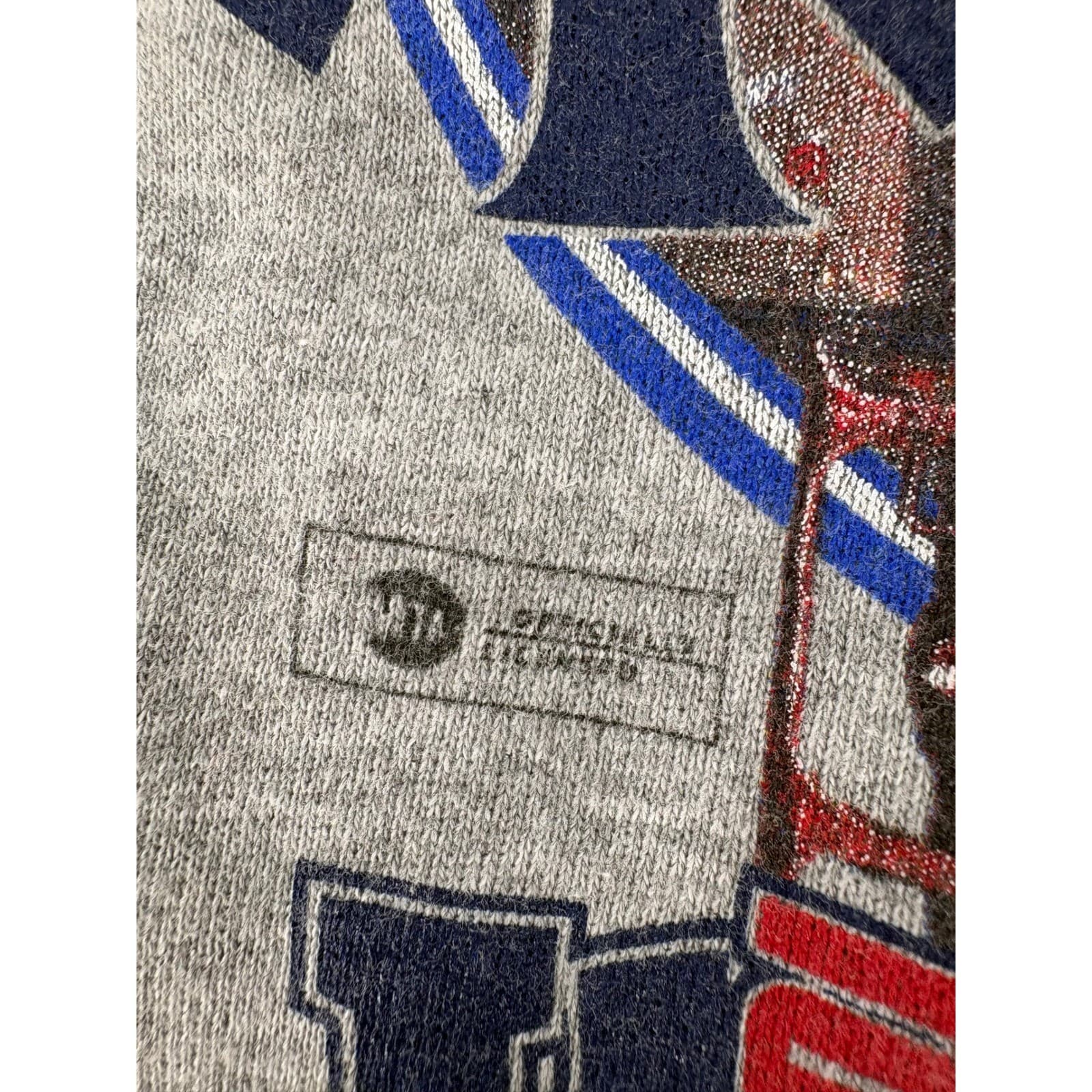 Puma Sweatshirt Mens Medium Subway Series 2000 World Series Gray Yankees Mets - Thumbnail 5