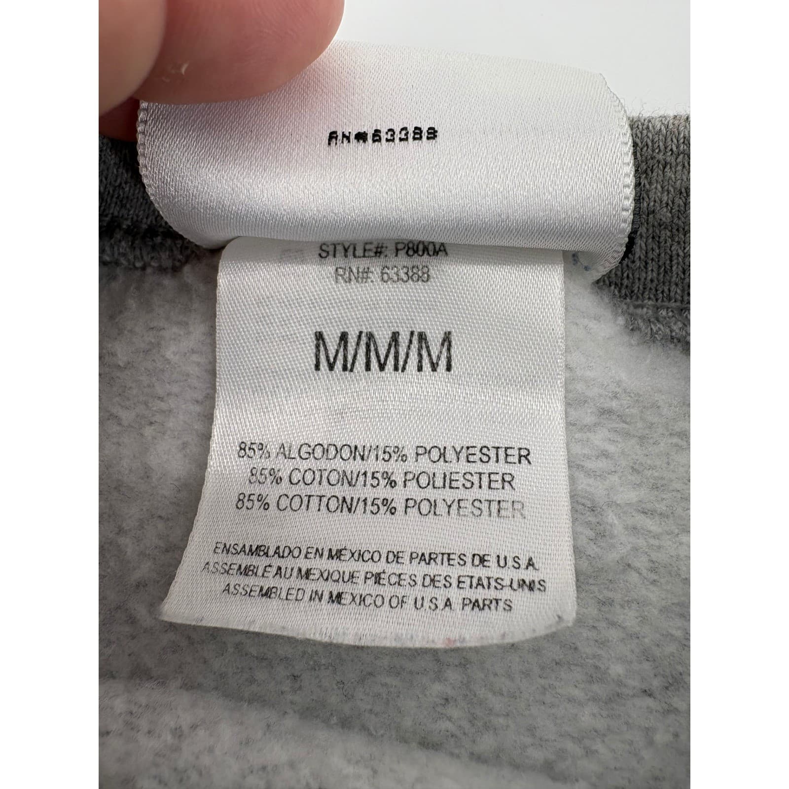 Puma Sweatshirt Mens Medium Subway Series 2000 World Series Gray Yankees Mets - Thumbnail 7