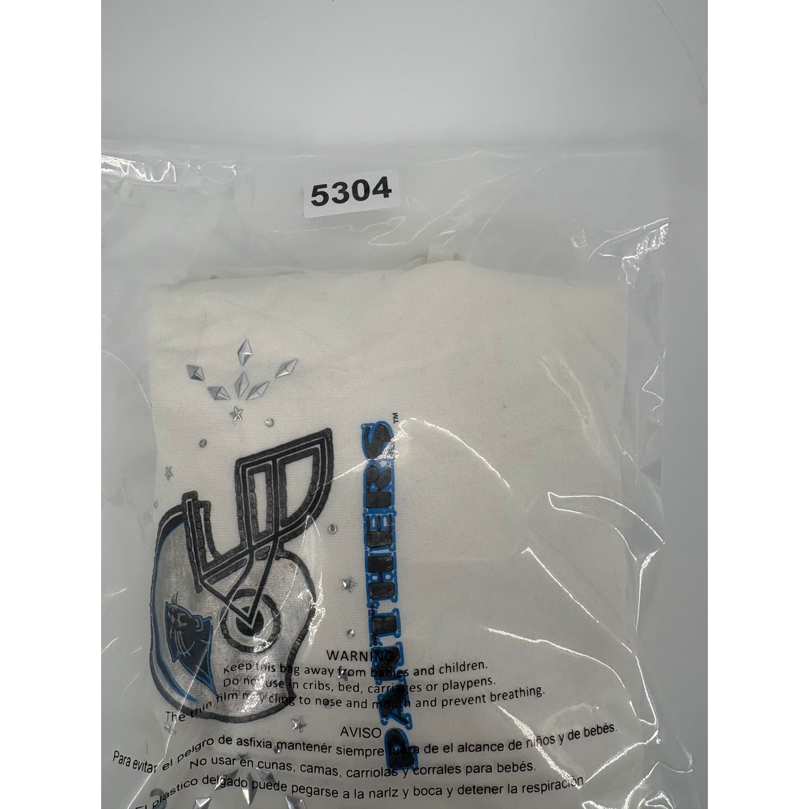 Vintage Carolina Panthers Graphic T Shirt White NFL Football Womens Size XL - Thumbnail 6