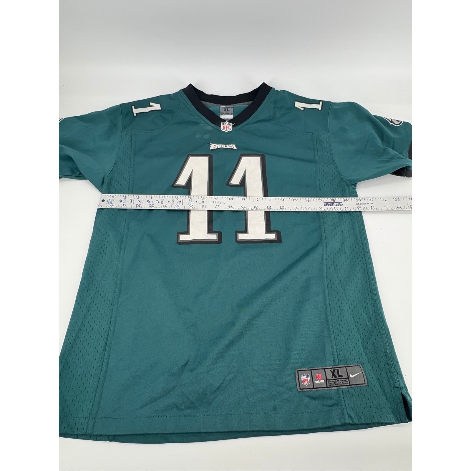 Nike Philadelphia Eagles Carson Wentz 11 Football Jersey Green XL - Thumbnail 4