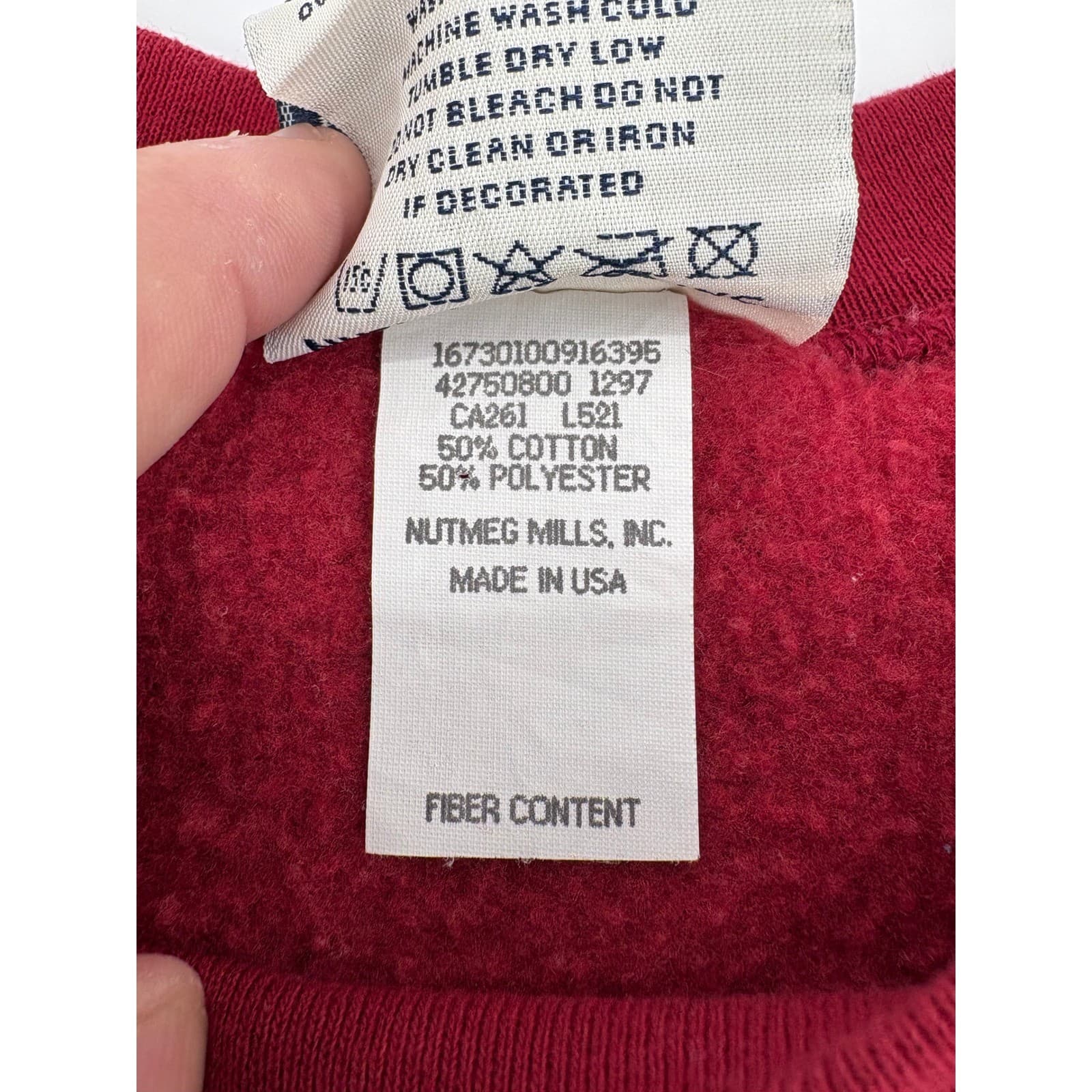 Lee Sport Sweatshirt Mens Large SF 49ers Red Vintage NFL San Francisco Crewneck - Thumbnail 3