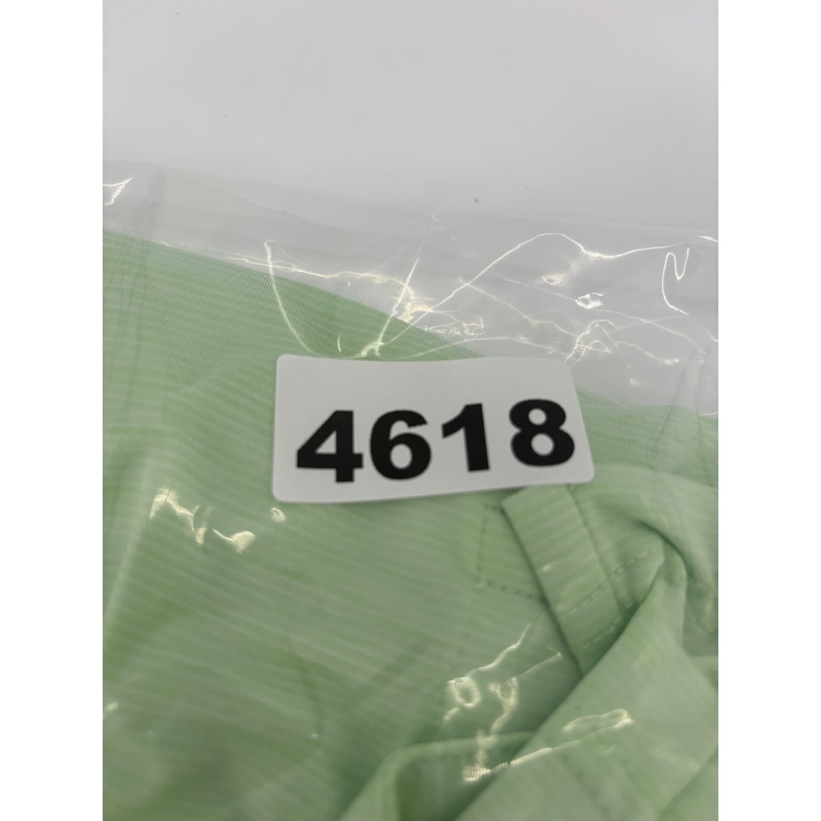 Vineyard Vines Performance Polo Shirt Men's XL Green Striped Whale Short Sleeve - Thumbnail 8